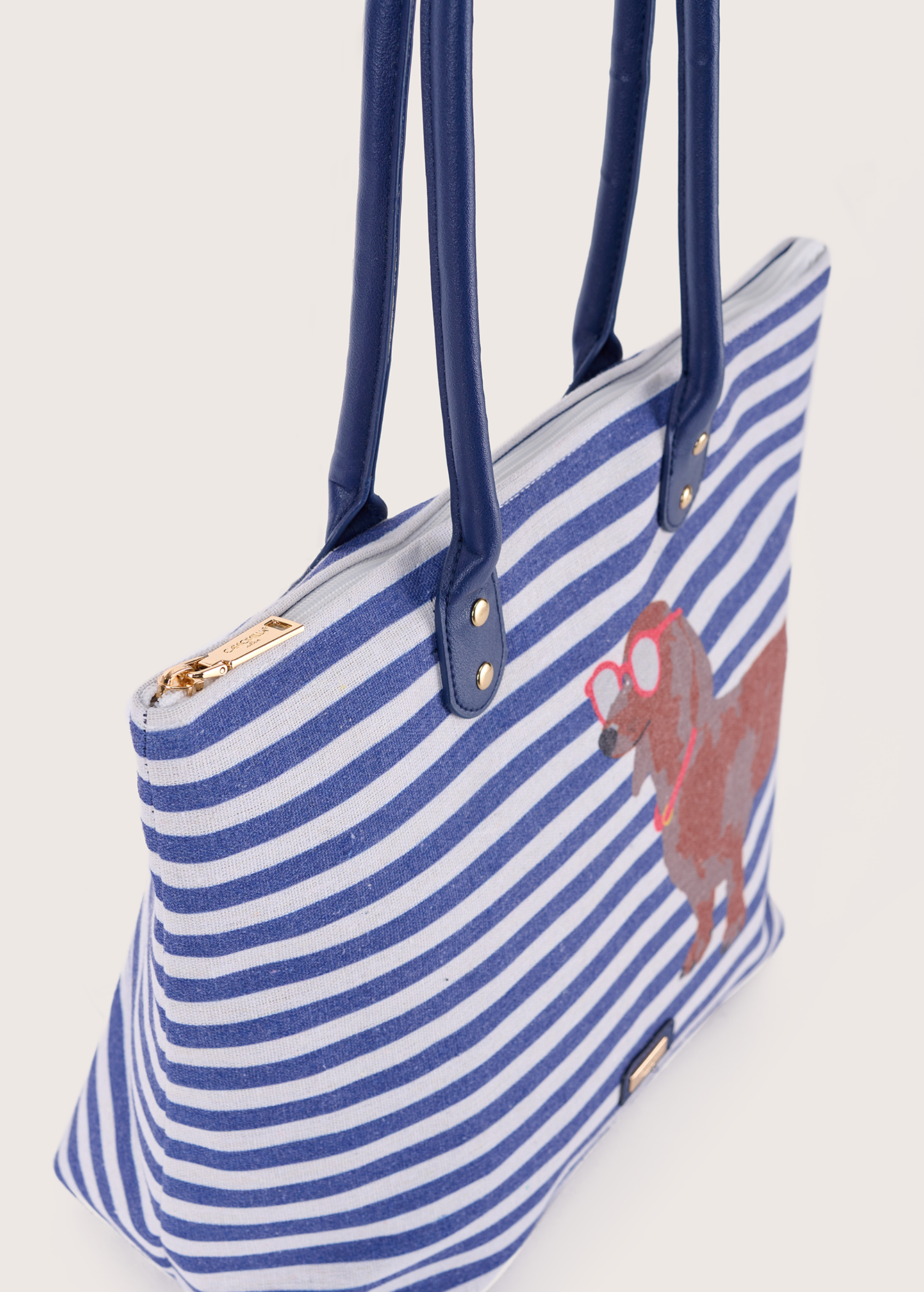 Borsa shopping Bau con stampa