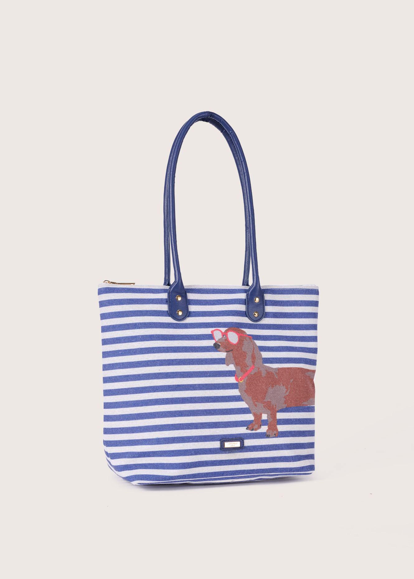 Borsa shopping Bau con stampa