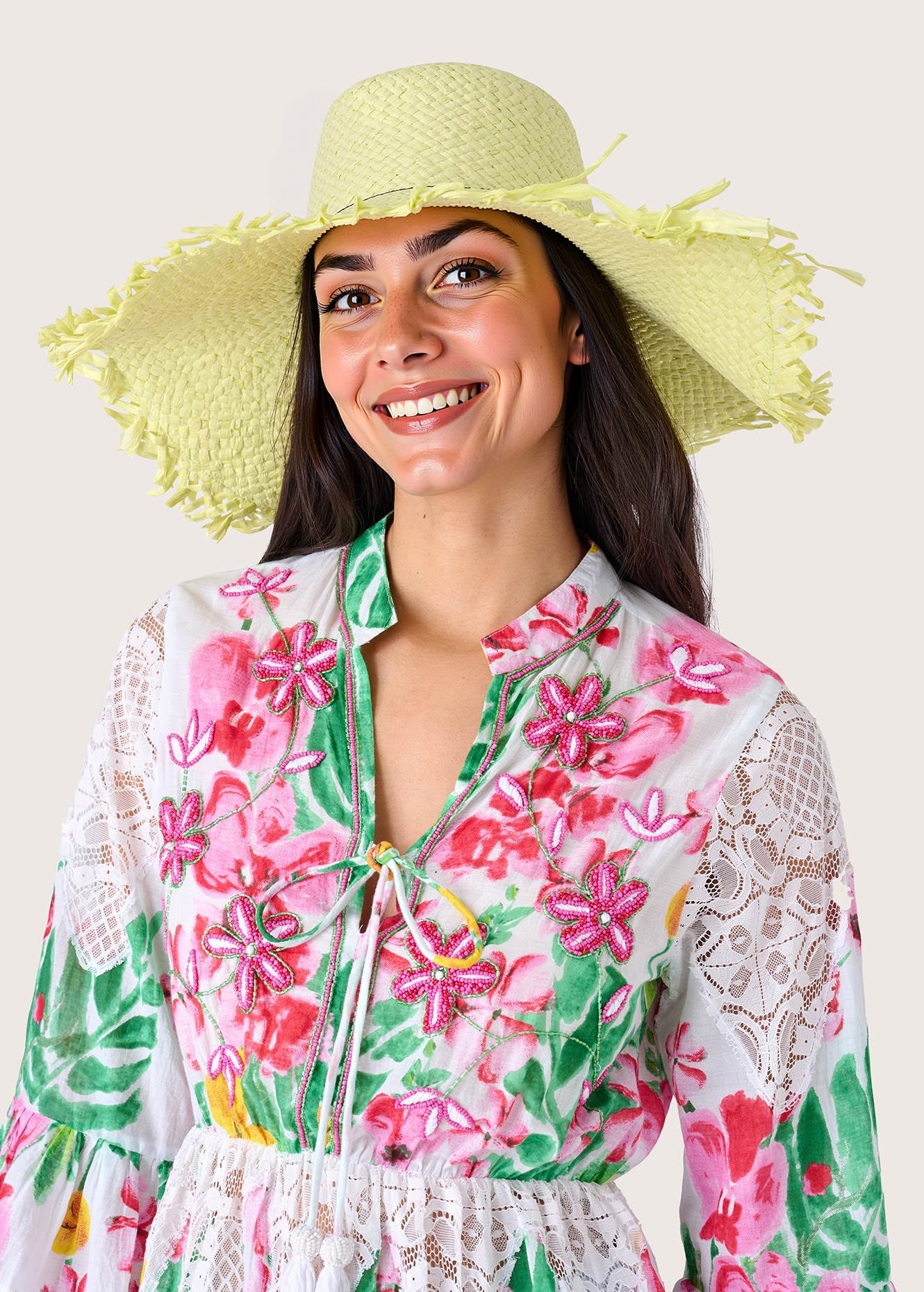 Cappello Cleide 100% paglia