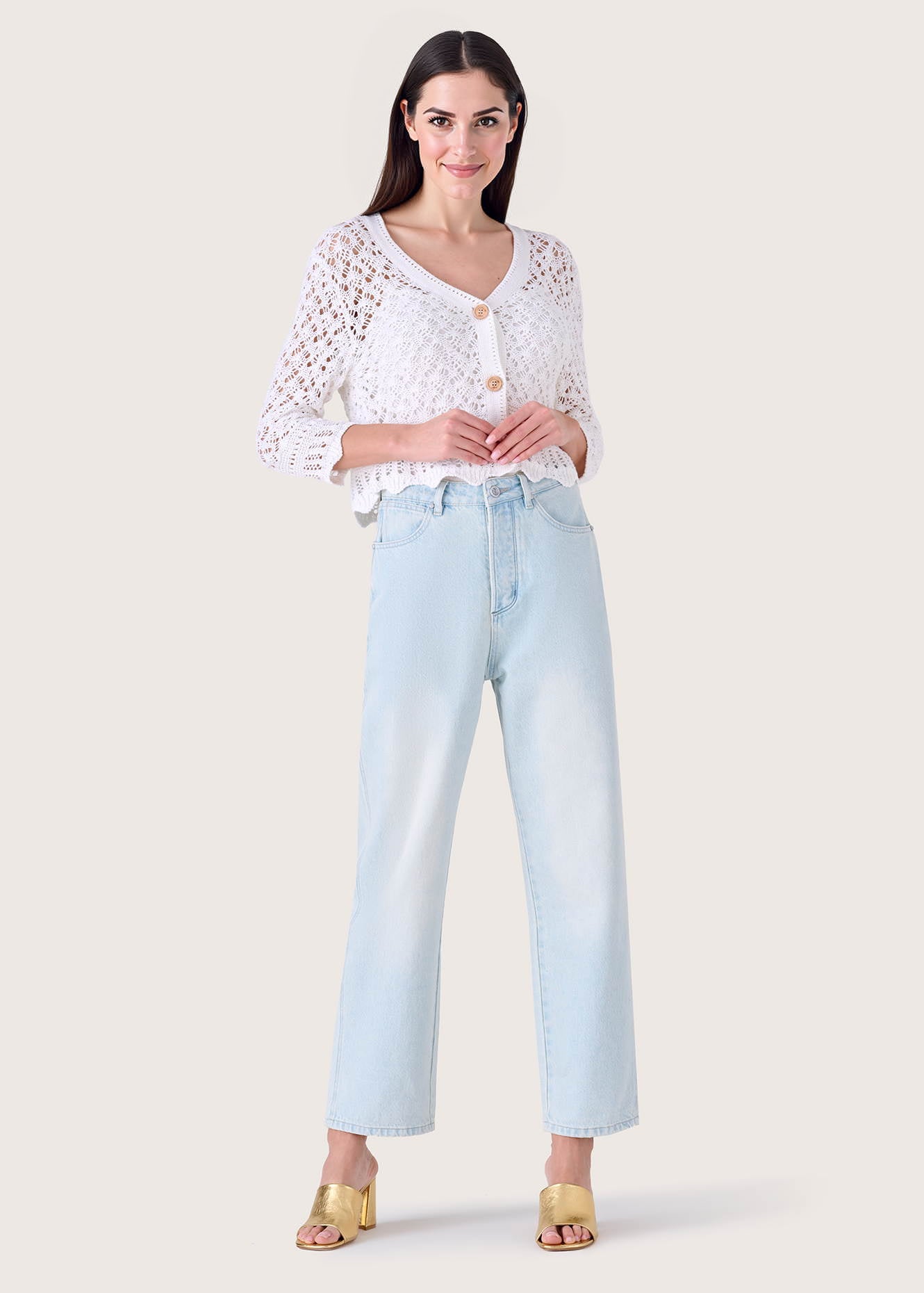 Pantaloni denim Dylan 100% cotone