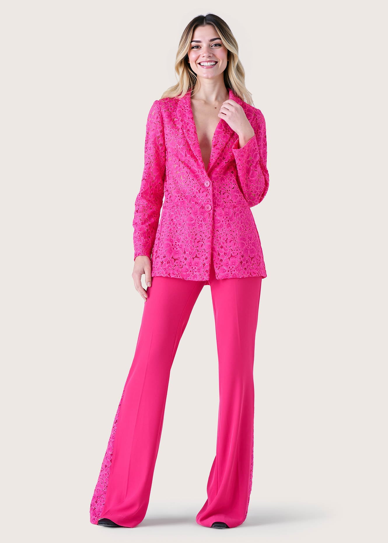 Pantalone Victoria in cady e pizzo