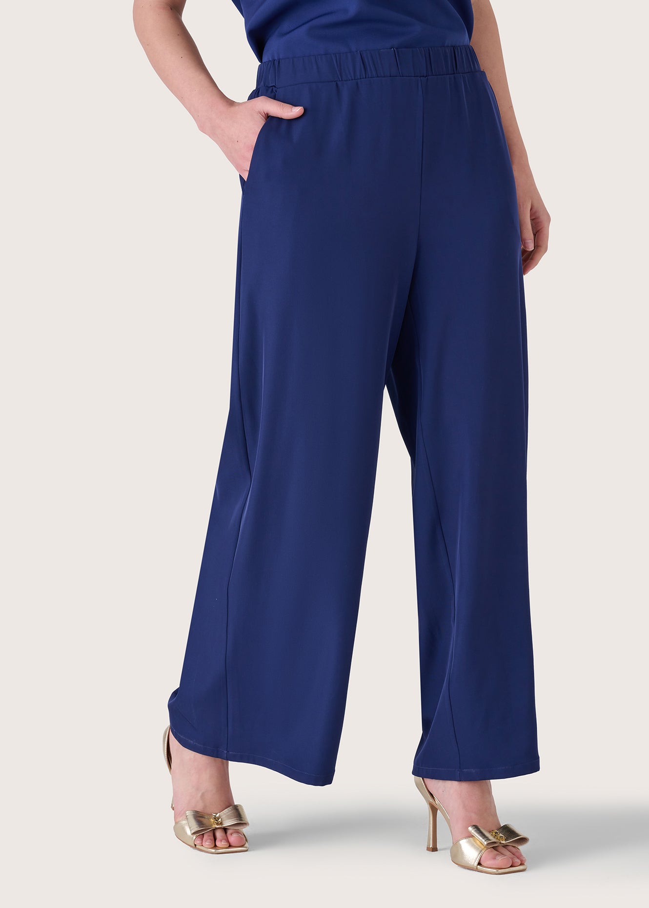 Pantalone Perla a gamba ampia