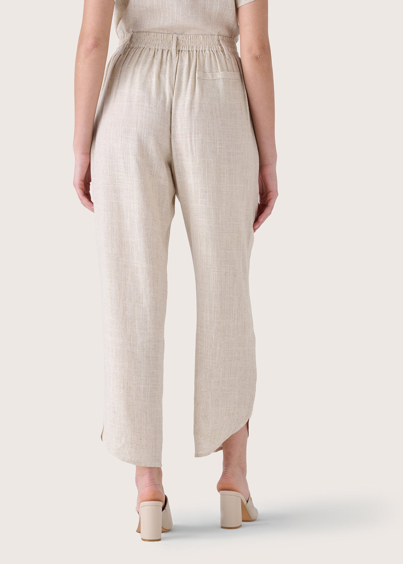 Pantalone Puka in lino e viscosa