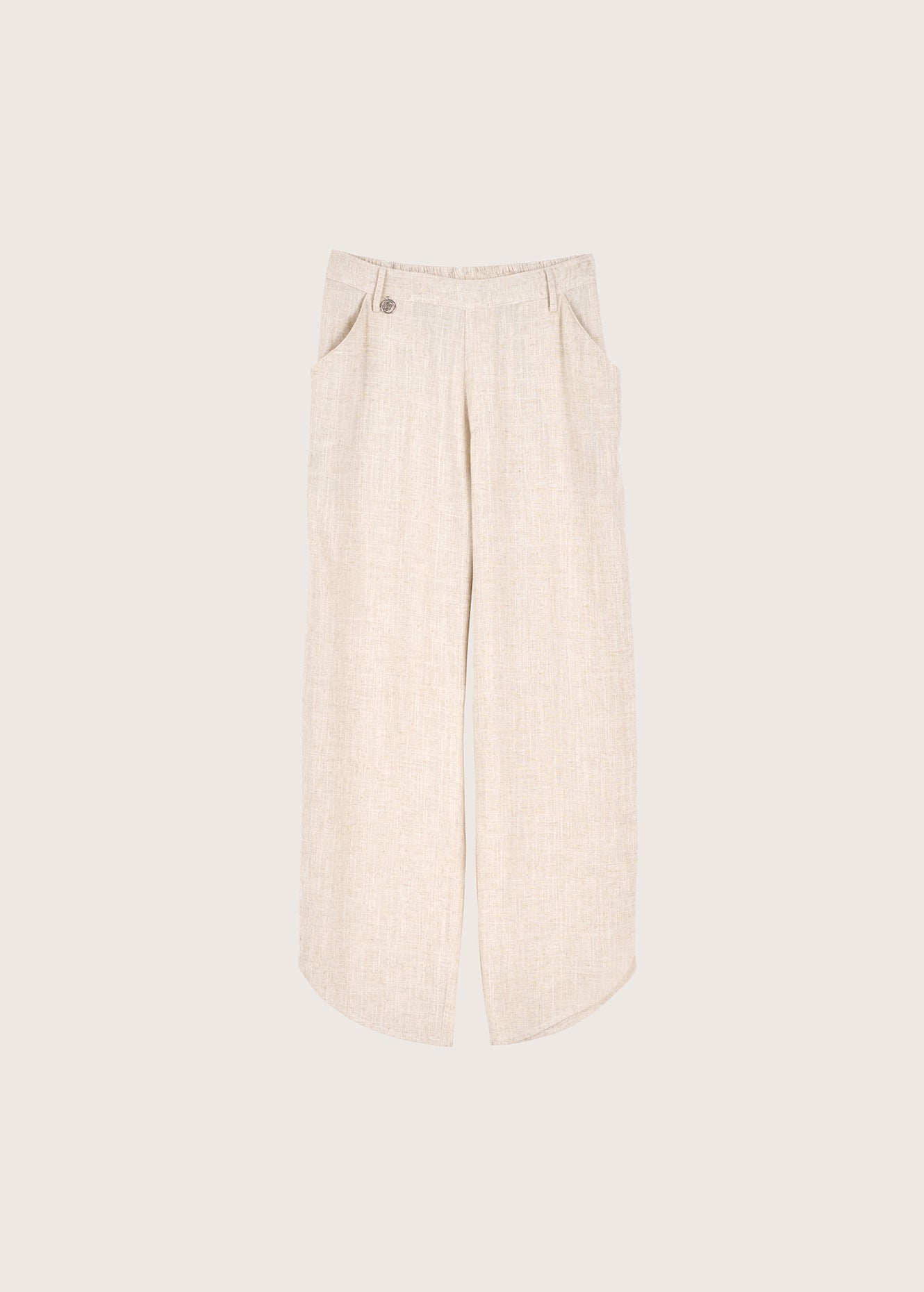 Pantalone Puka in lino e viscosa