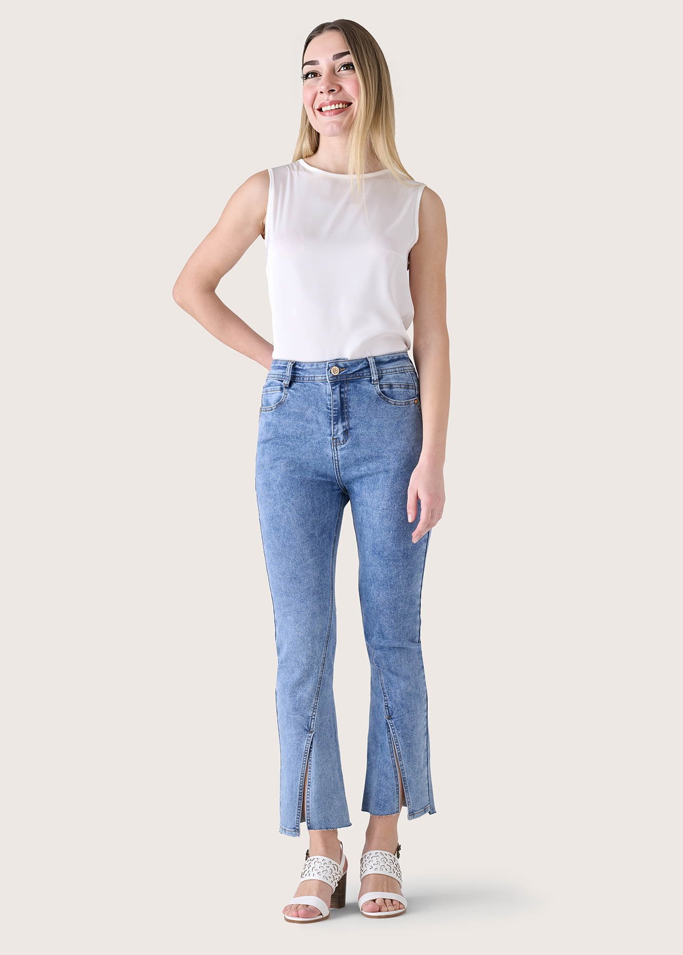 Pantalone Dolly in denim di cotone