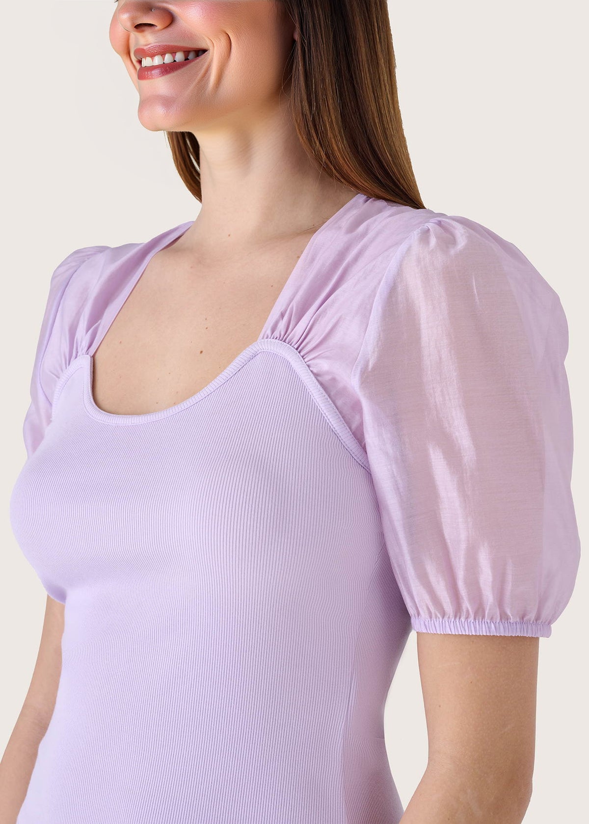T-shirt Sajan in doppio tessuto
