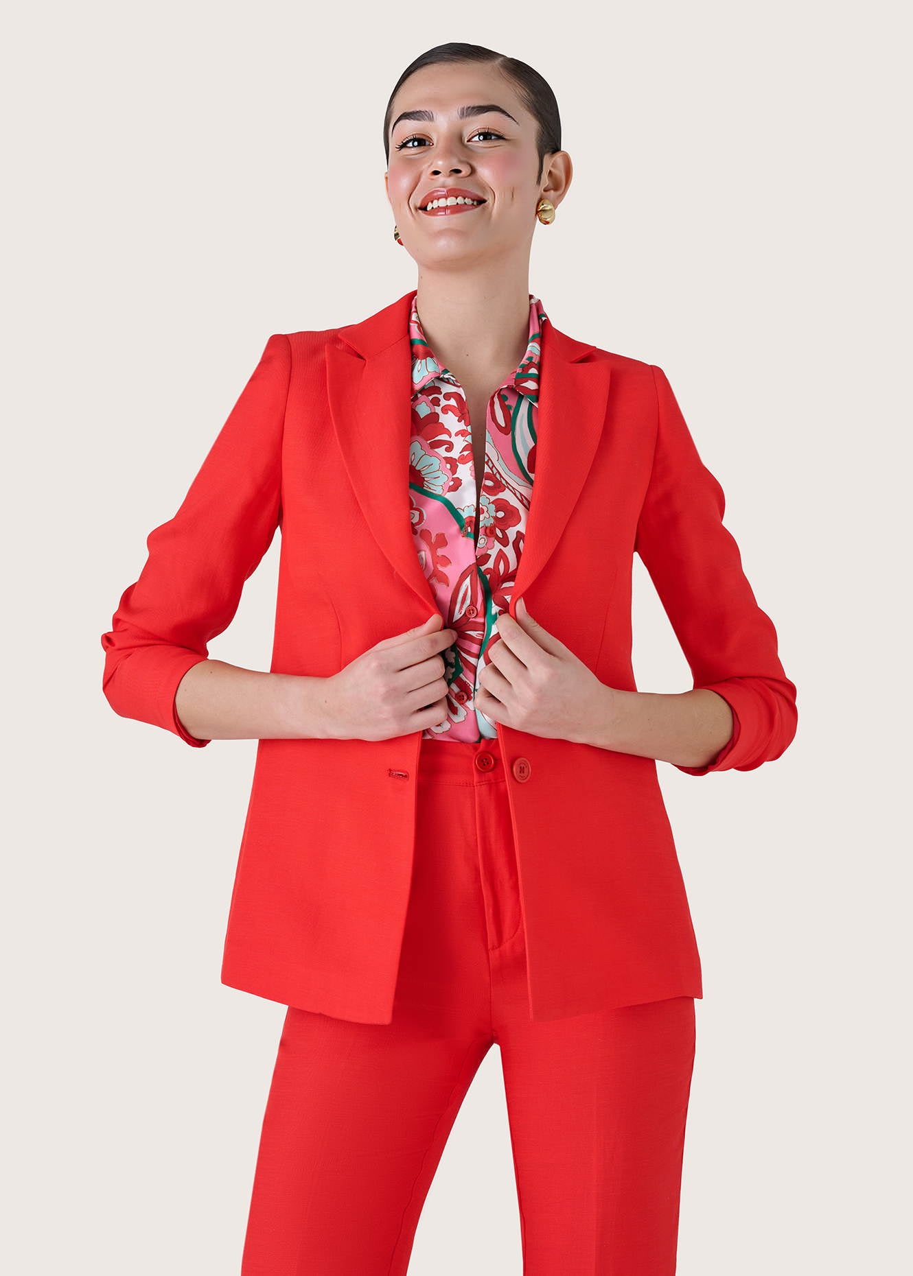 Giacca Giasmine in misto lino