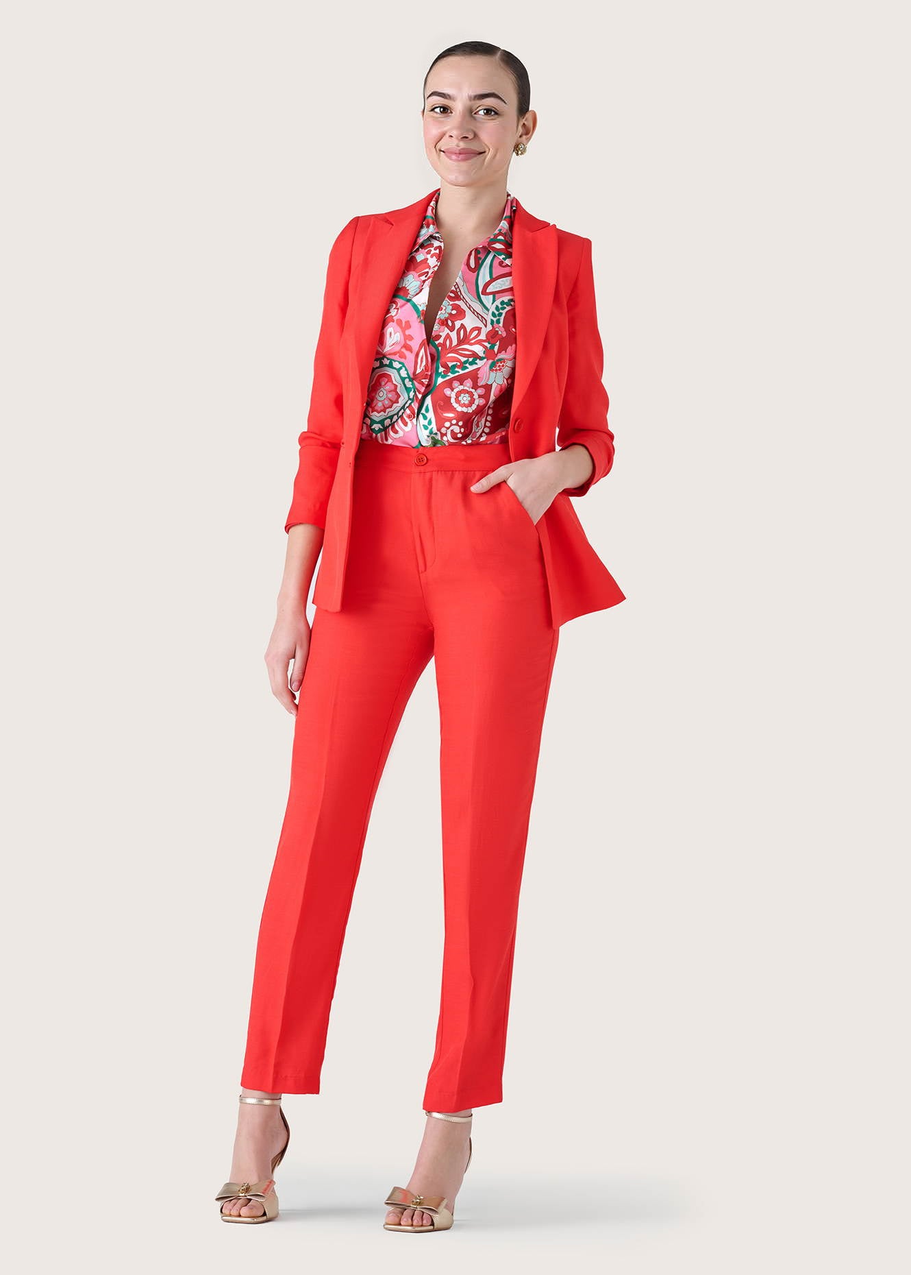 Giacca Giasmine in misto lino