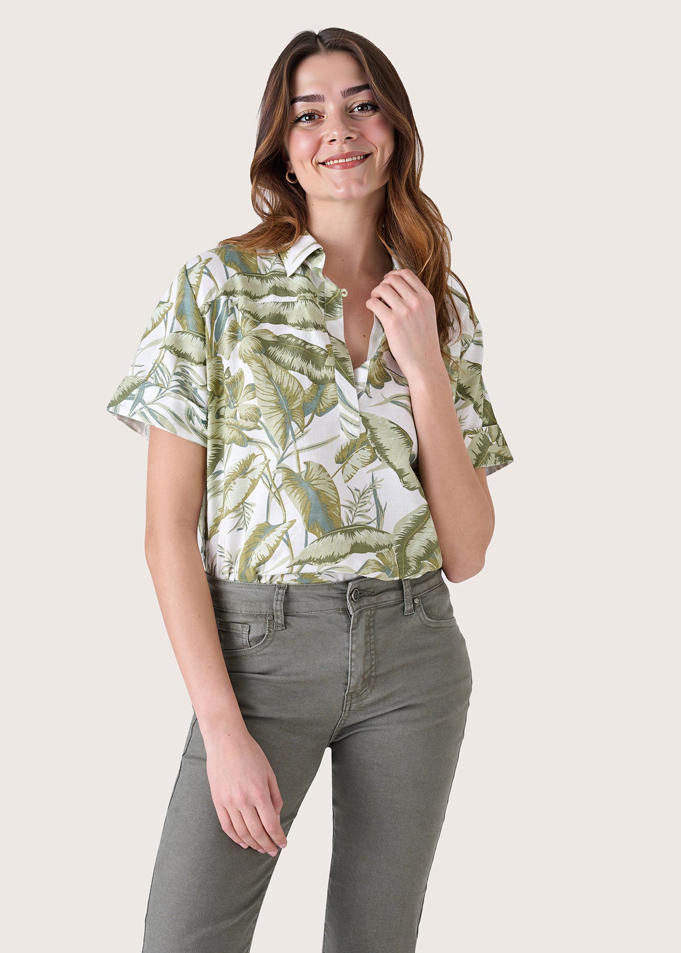 Blusa stampata Cassidy