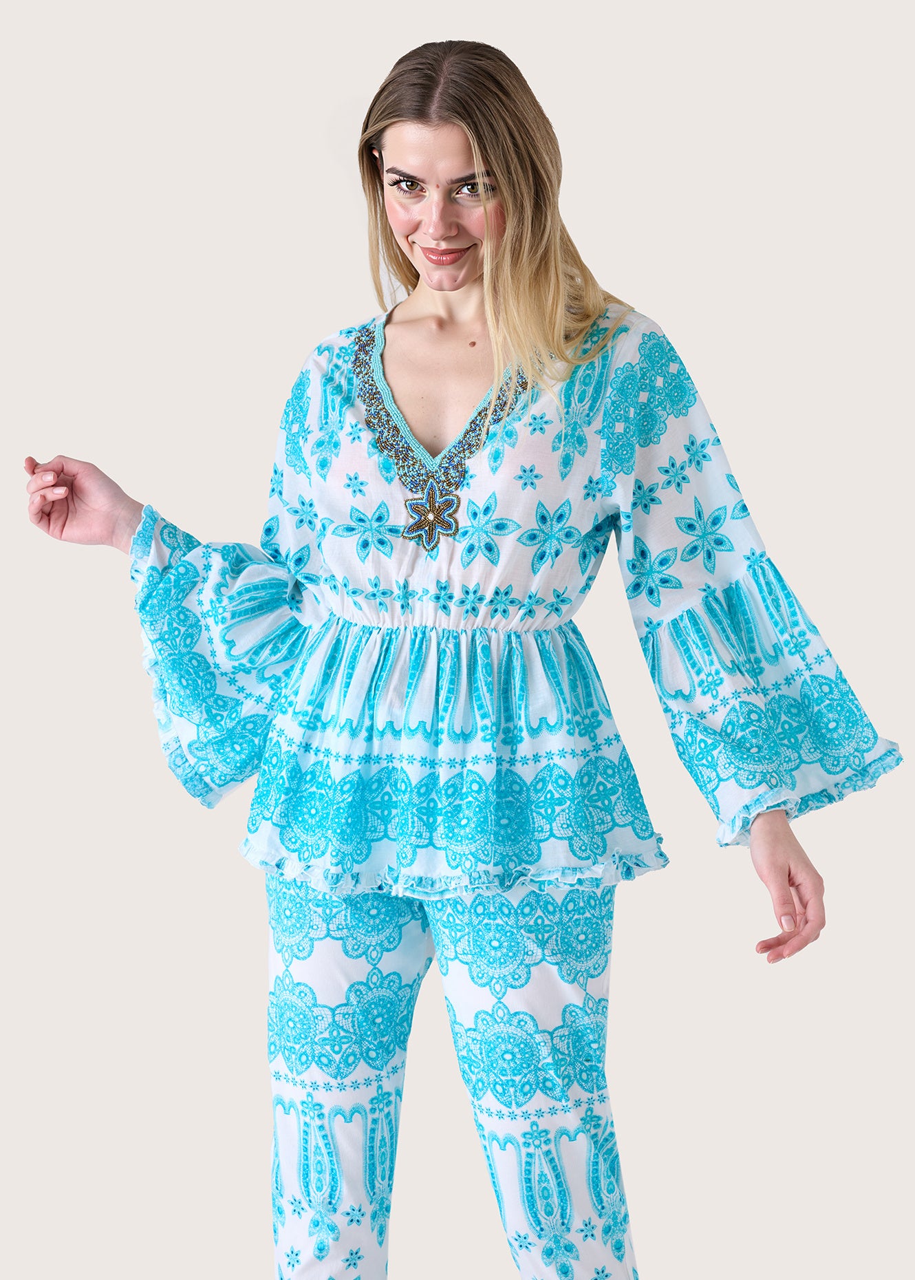 Blusa Chezane 100% cotone