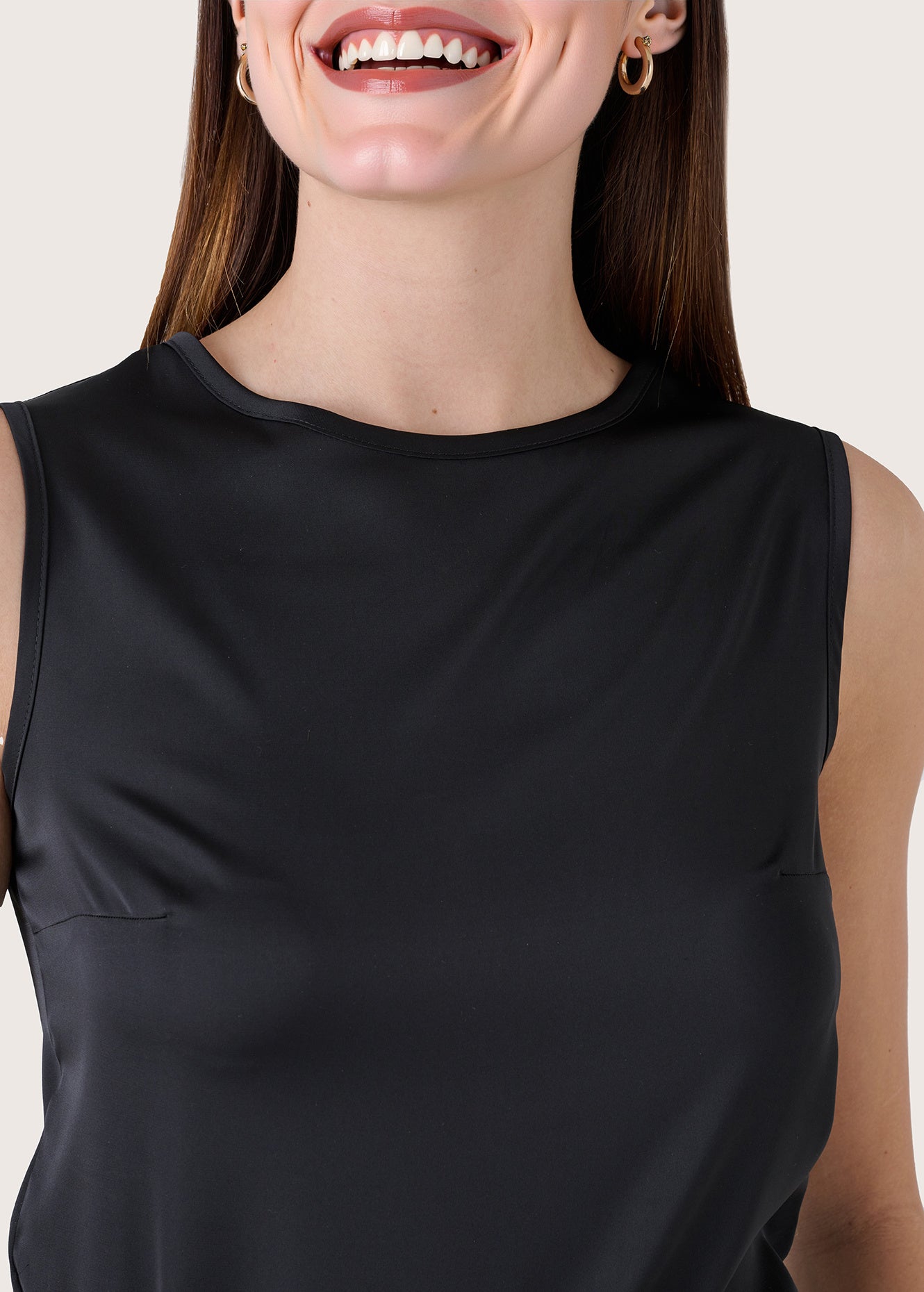 Top Tiziano in satin