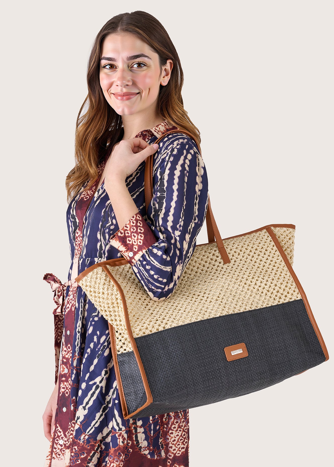 Borsa Bariel in paglia