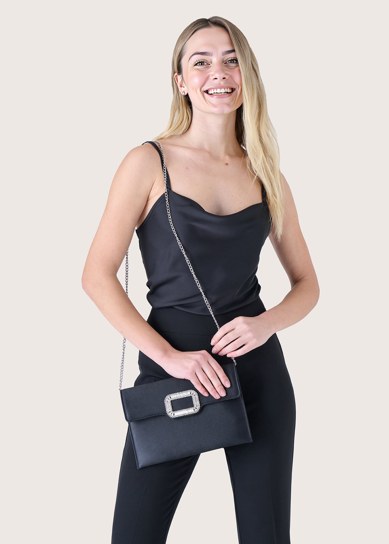 Pochette Batina effetto satin