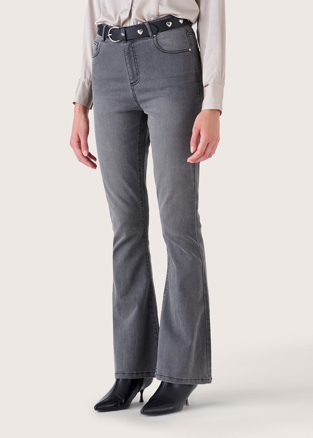 Pantalone Cindy in denim di cotone