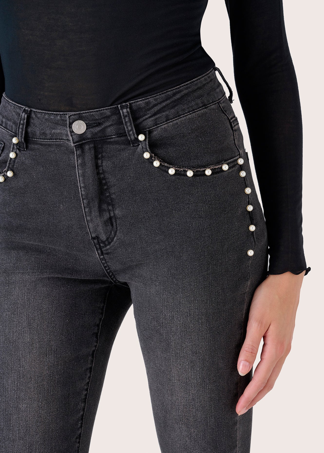 Pantalone Kate in denim di cotone