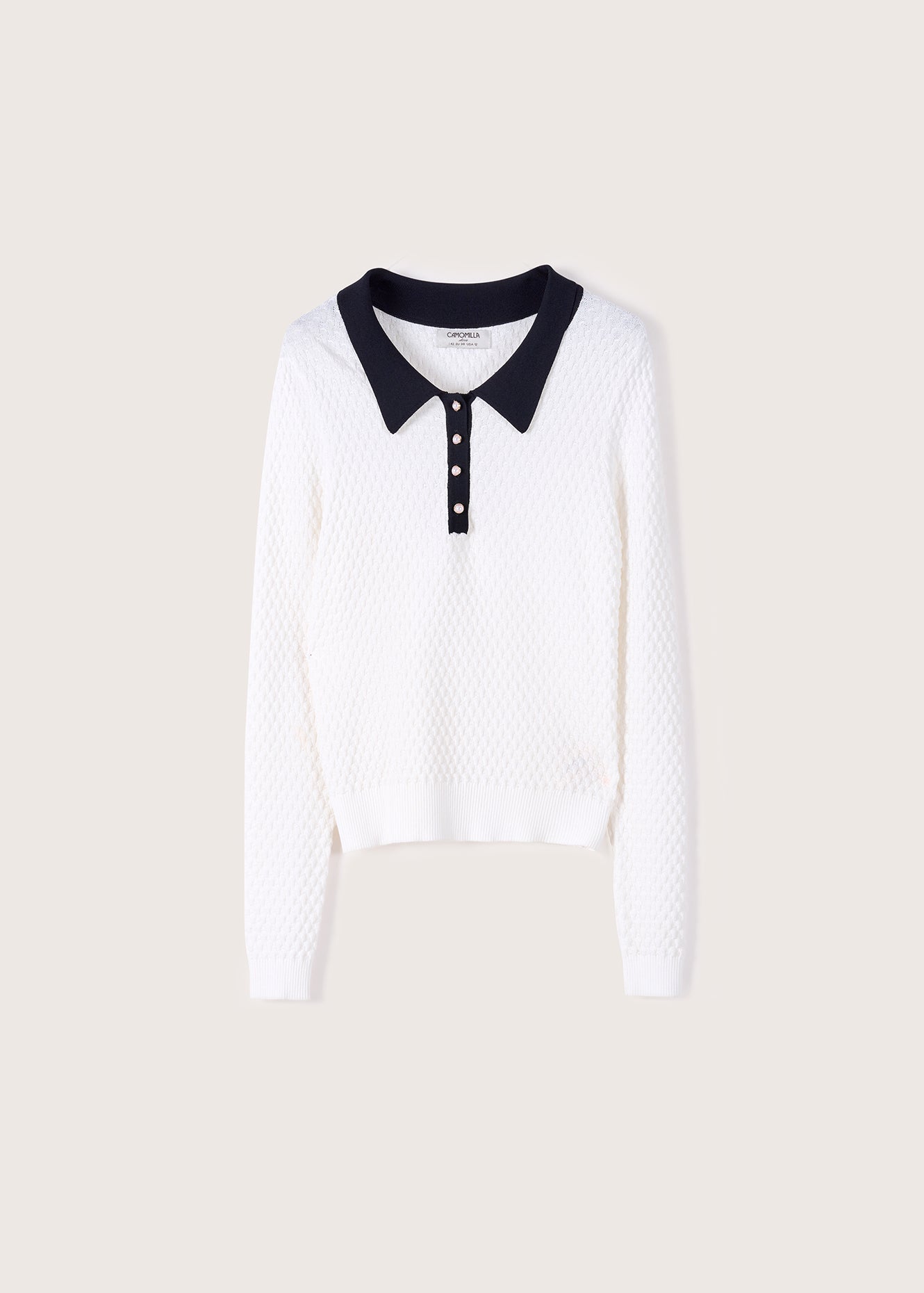 Maglia Merry a nido d'ape