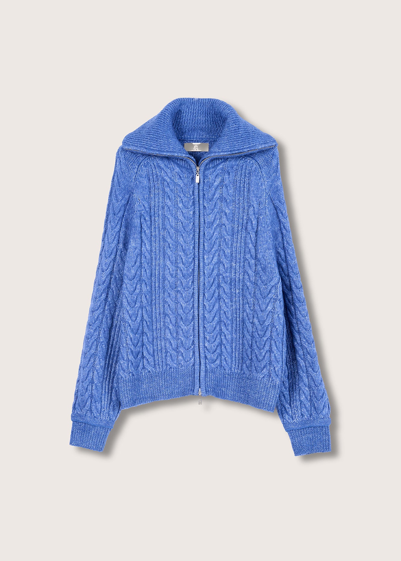 Cardigan Cliff con collo alto