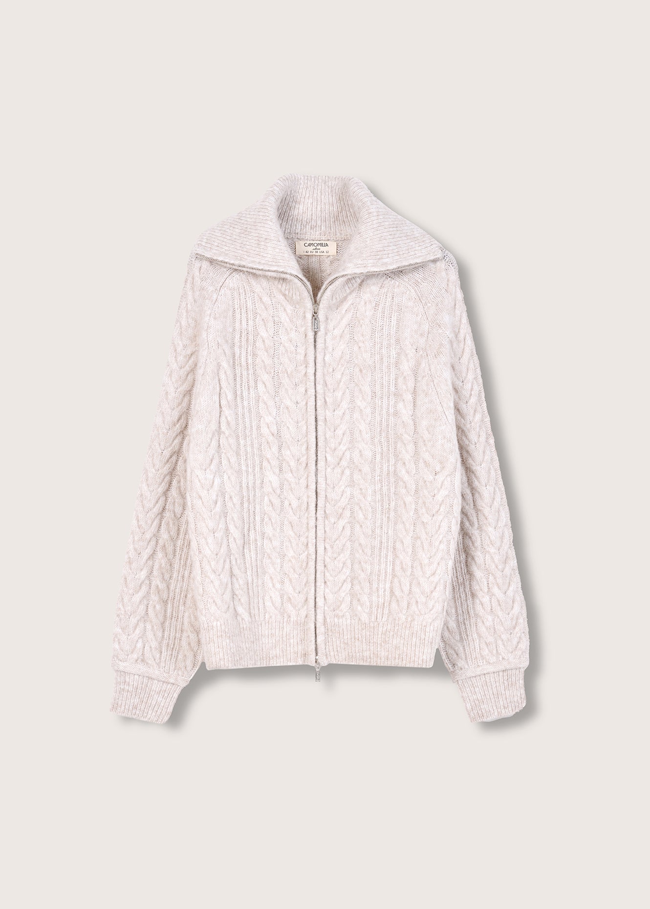 Cardigan Cliff con collo alto