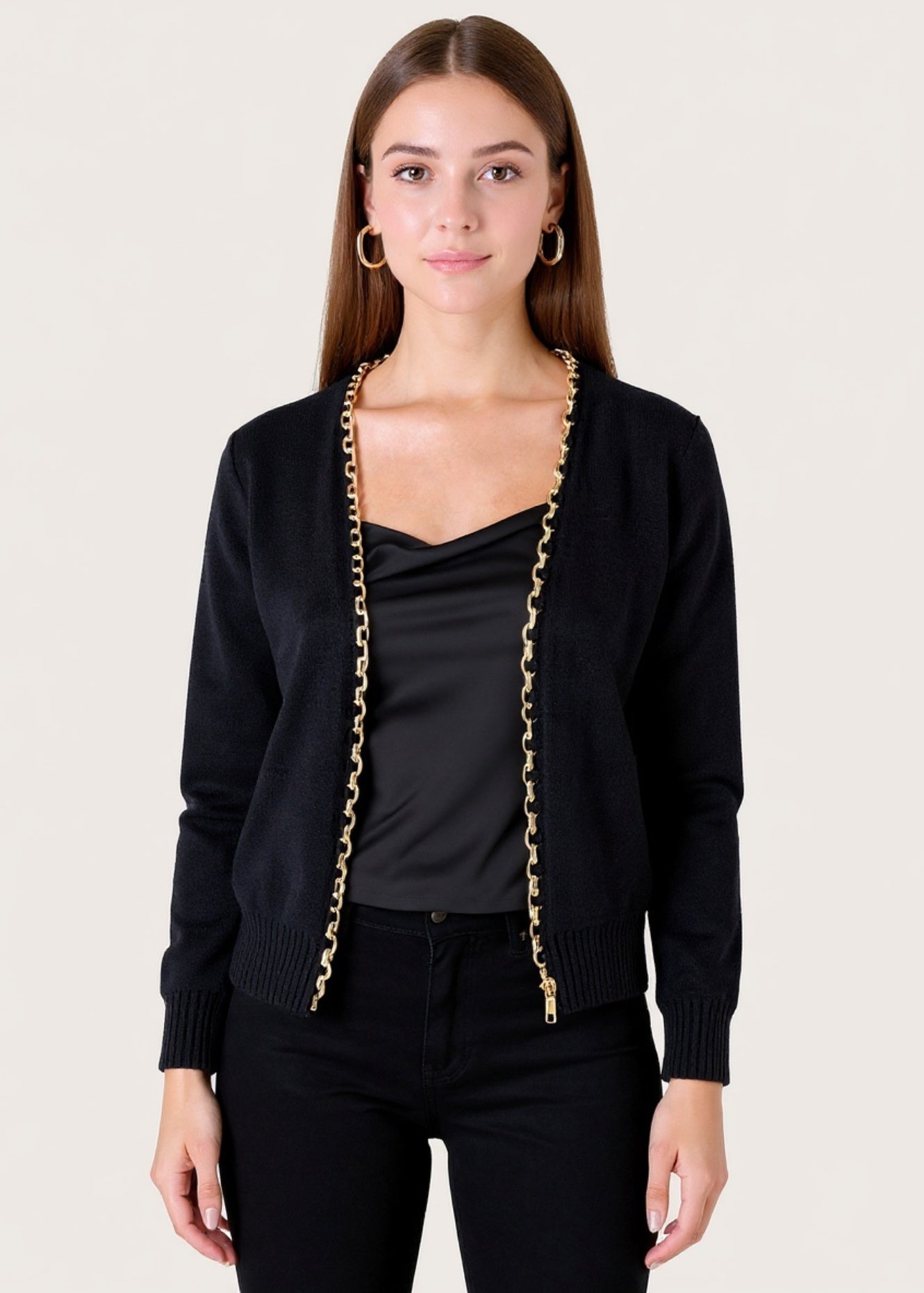 Cardigan Crimea con catena