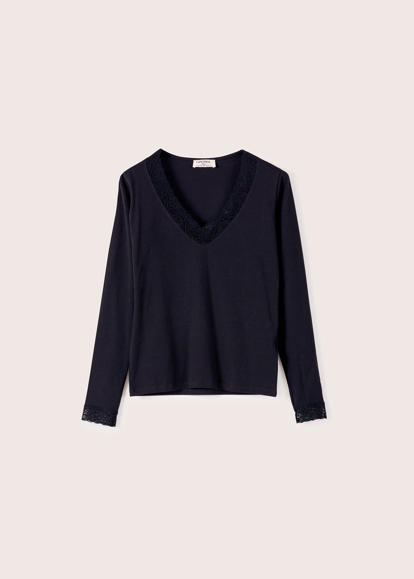 T-shirt Senia in cotone e modal