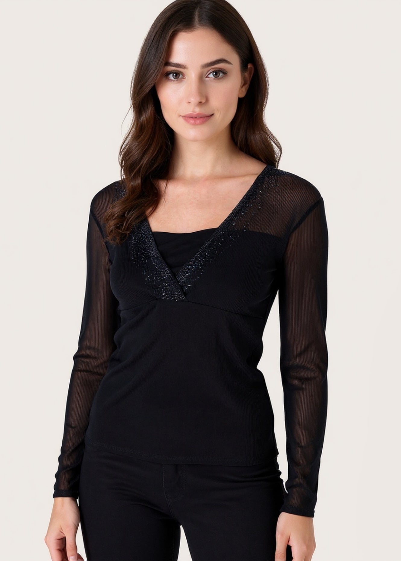 Maglia Syria con strass