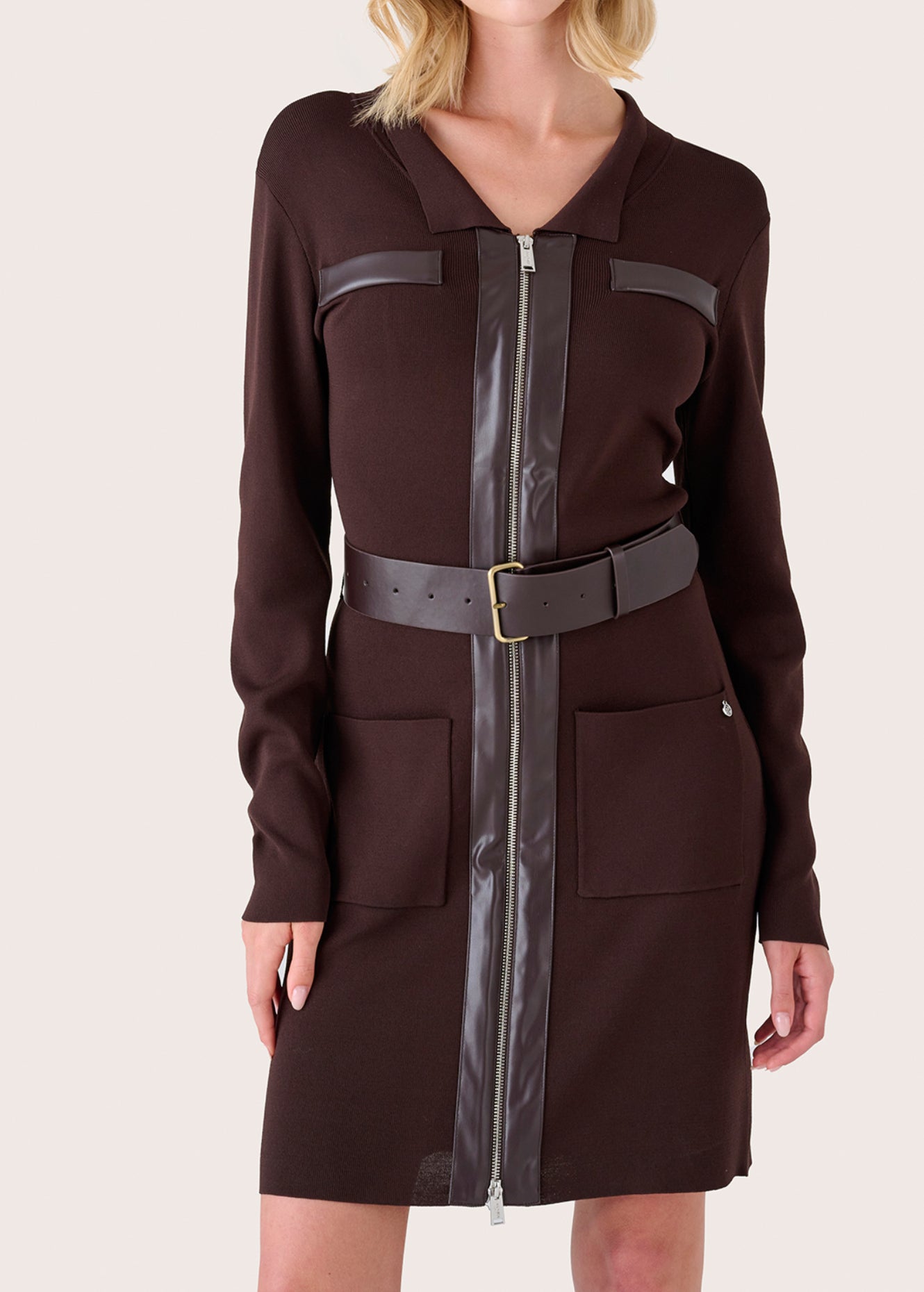 Abito Calla con ecopelle