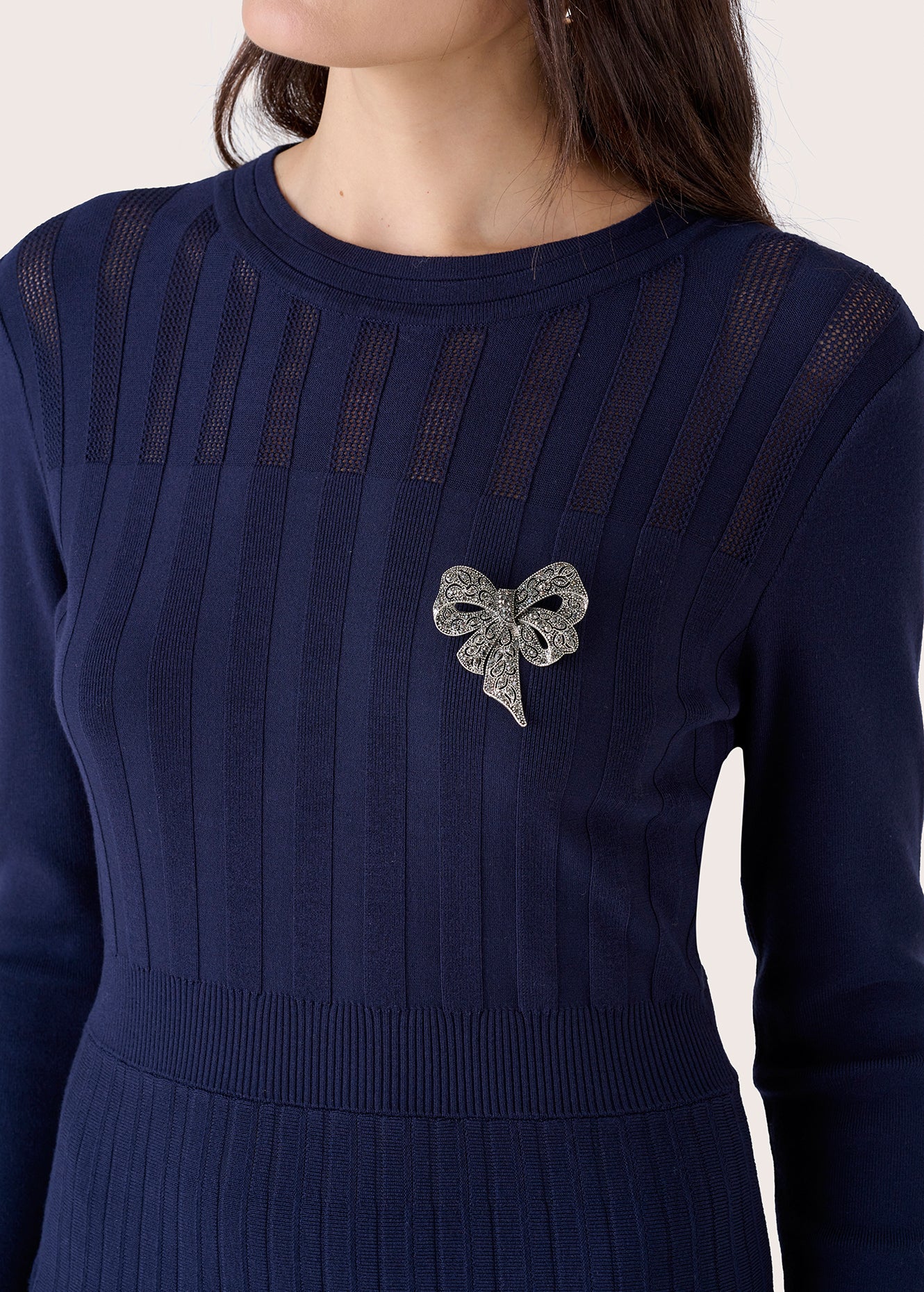 Abito Antilla con gonna plissettata