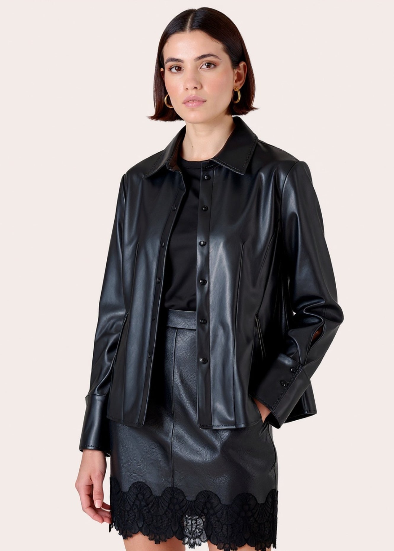 Camicia Calimba in ecopelle