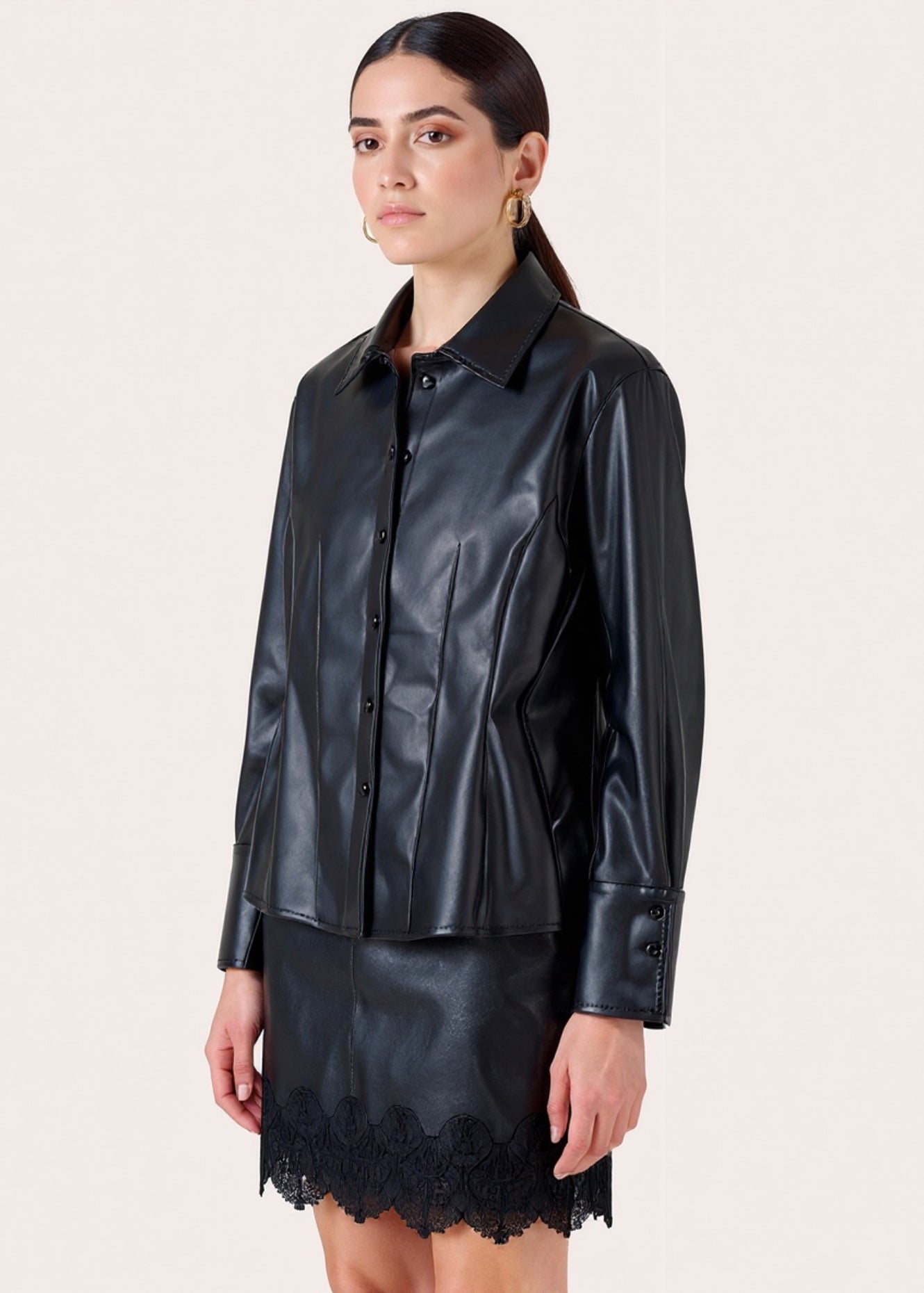 Camicia Calimba in ecopelle