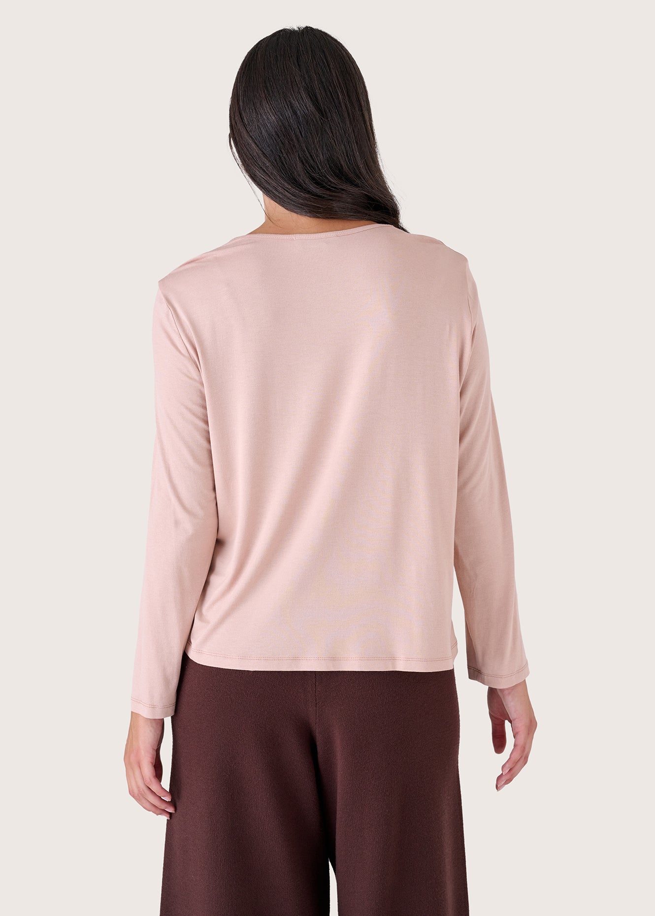 Blusa Cassy in doppio tessuto