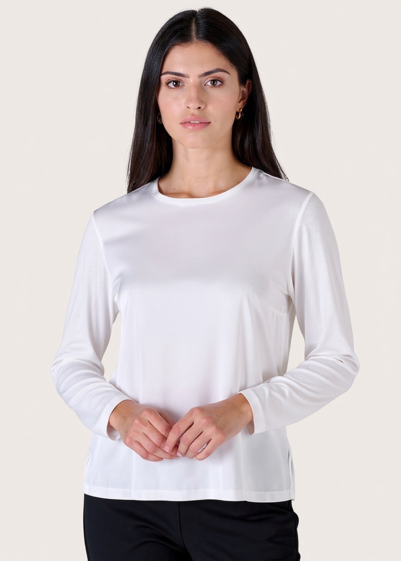 Blusa Cassys in doppio tessuto