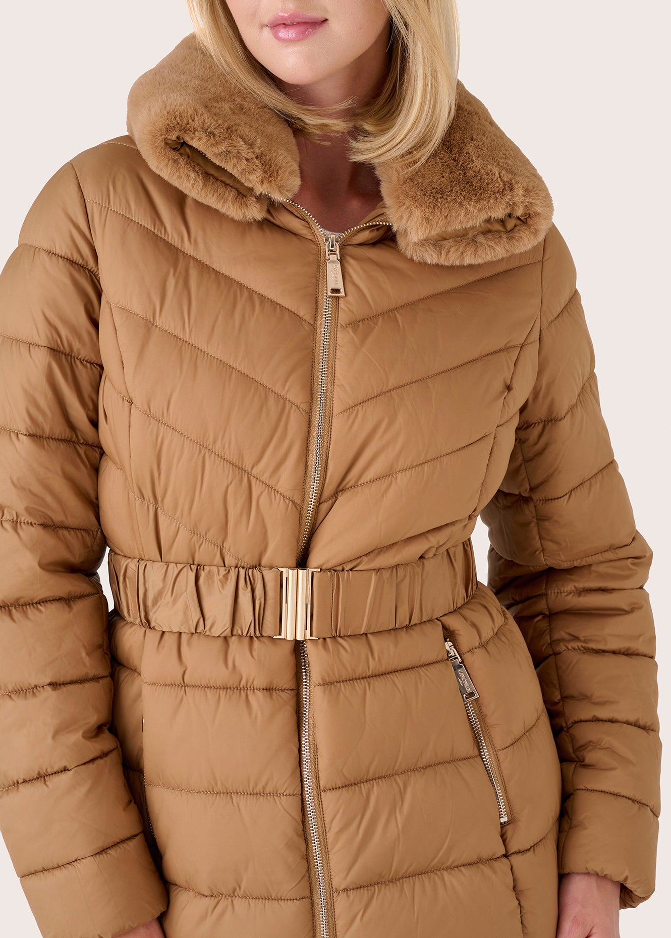 Piumino Papua con collo alto