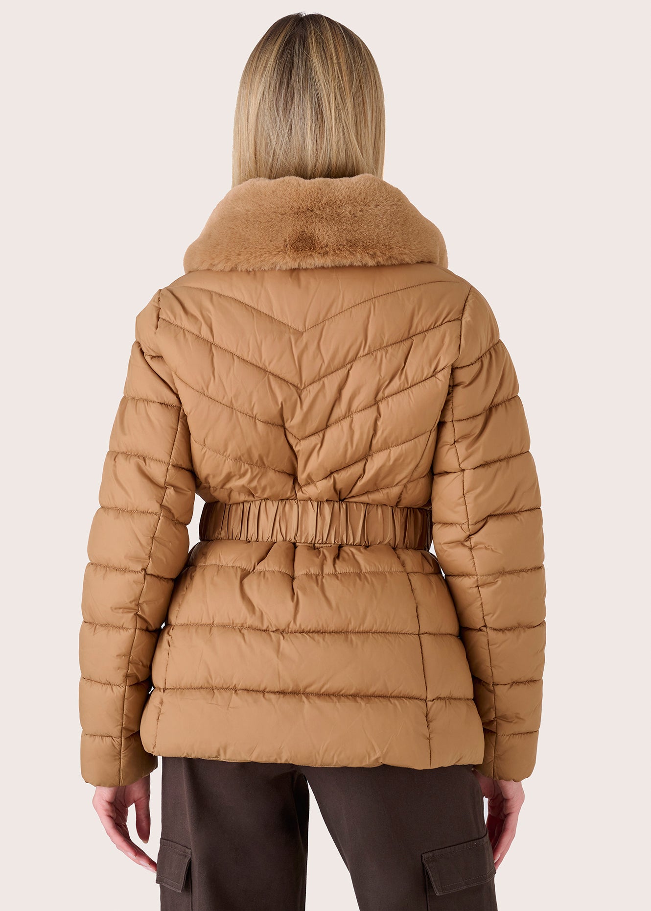 Piumino Papua con collo alto