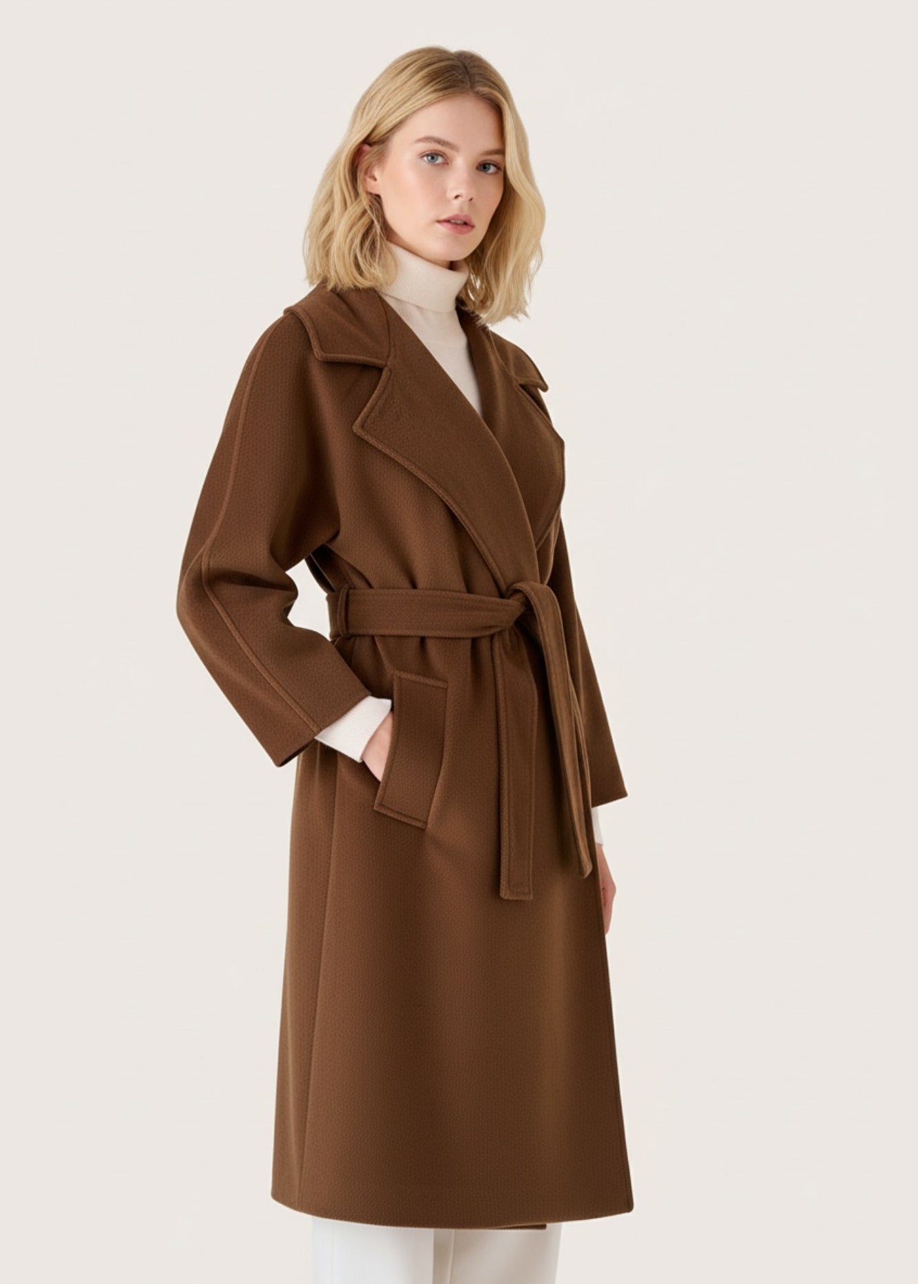 Cleope cappotto in panno