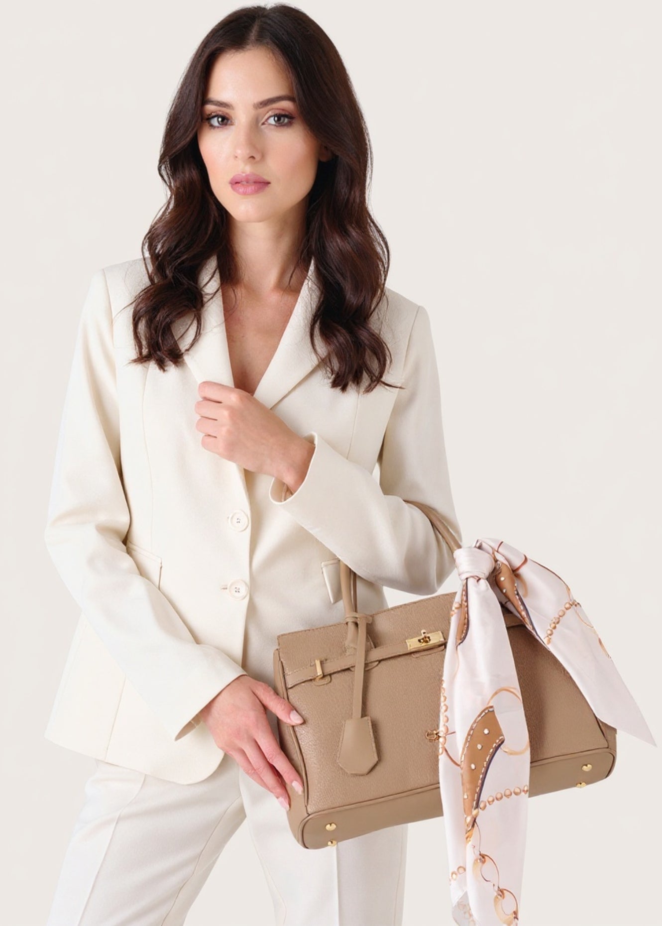 Borsa shopping Belly in ecopelle