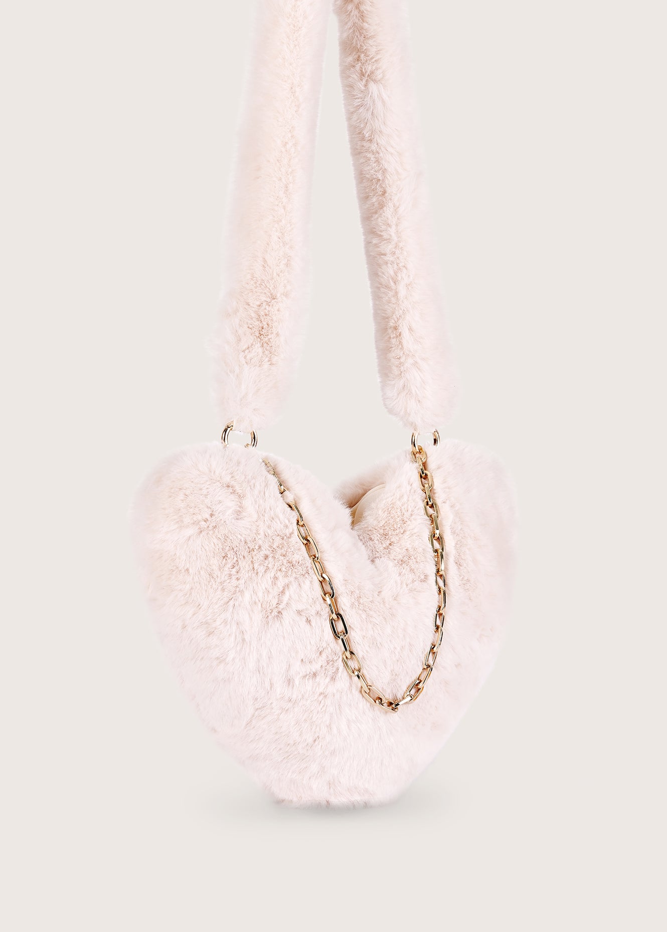 Tracolla a cuore Bheart in ecopelo