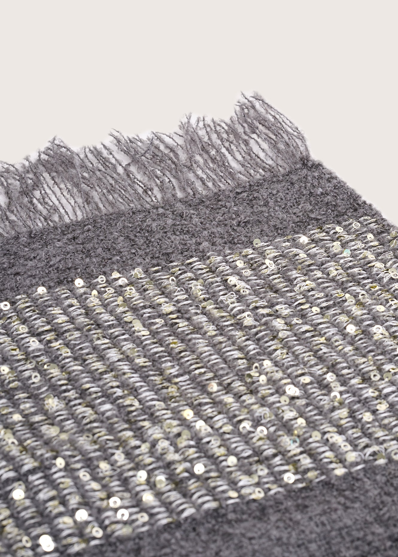 Sciarpa Selenas in tessuto bouclé