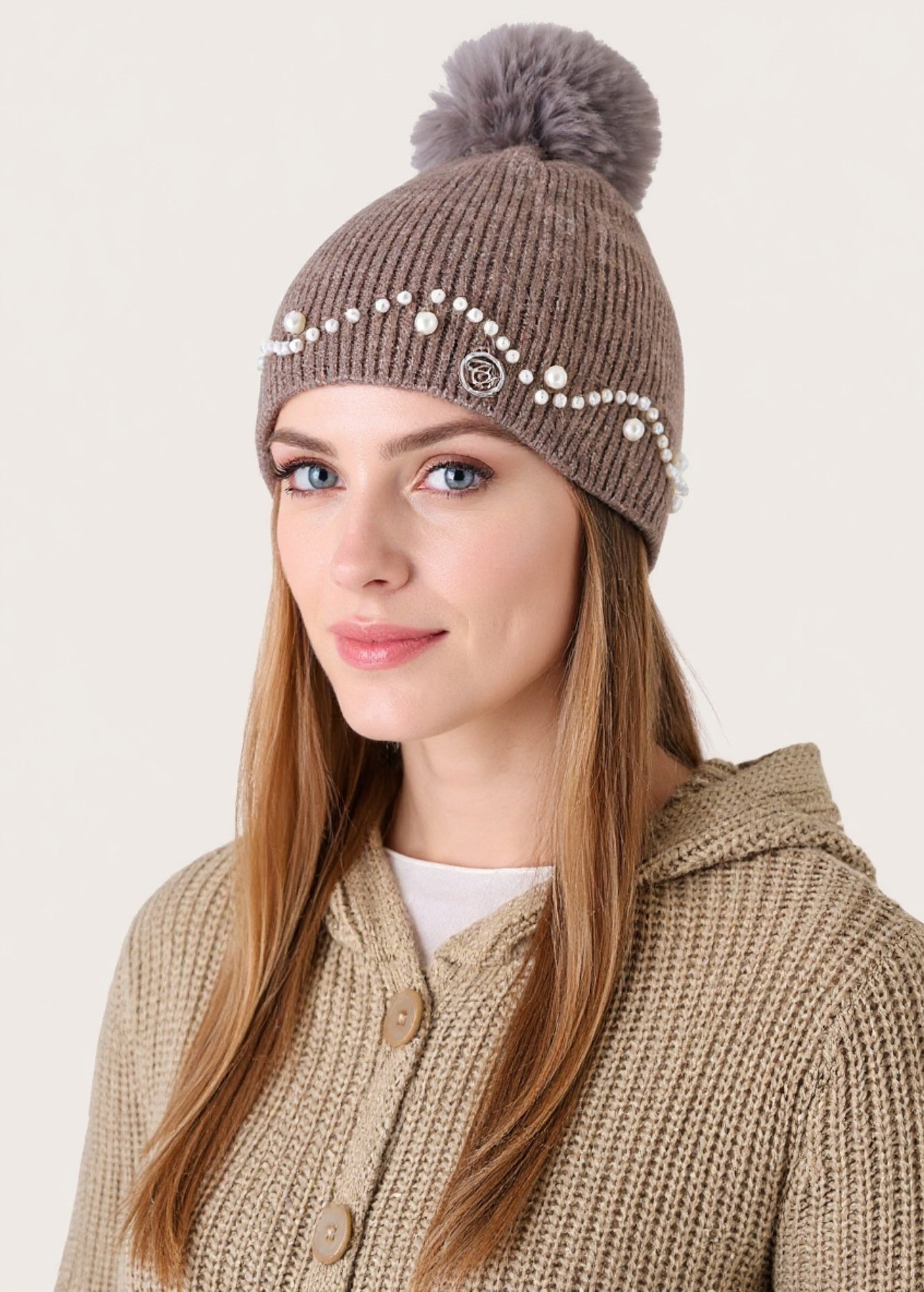 Cappello Cera con perle