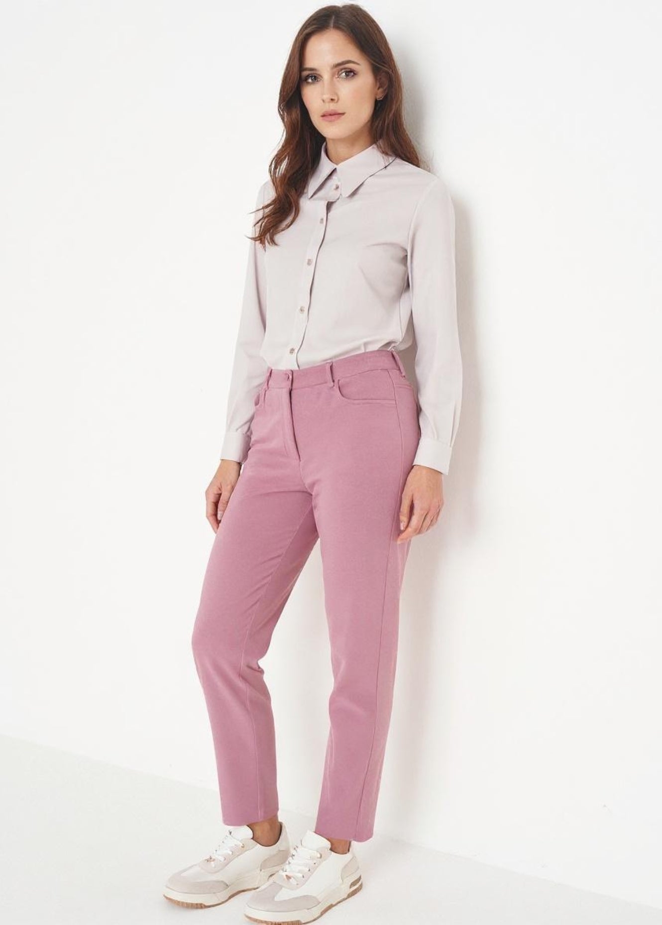 Pantalone Kate in tessuto screp