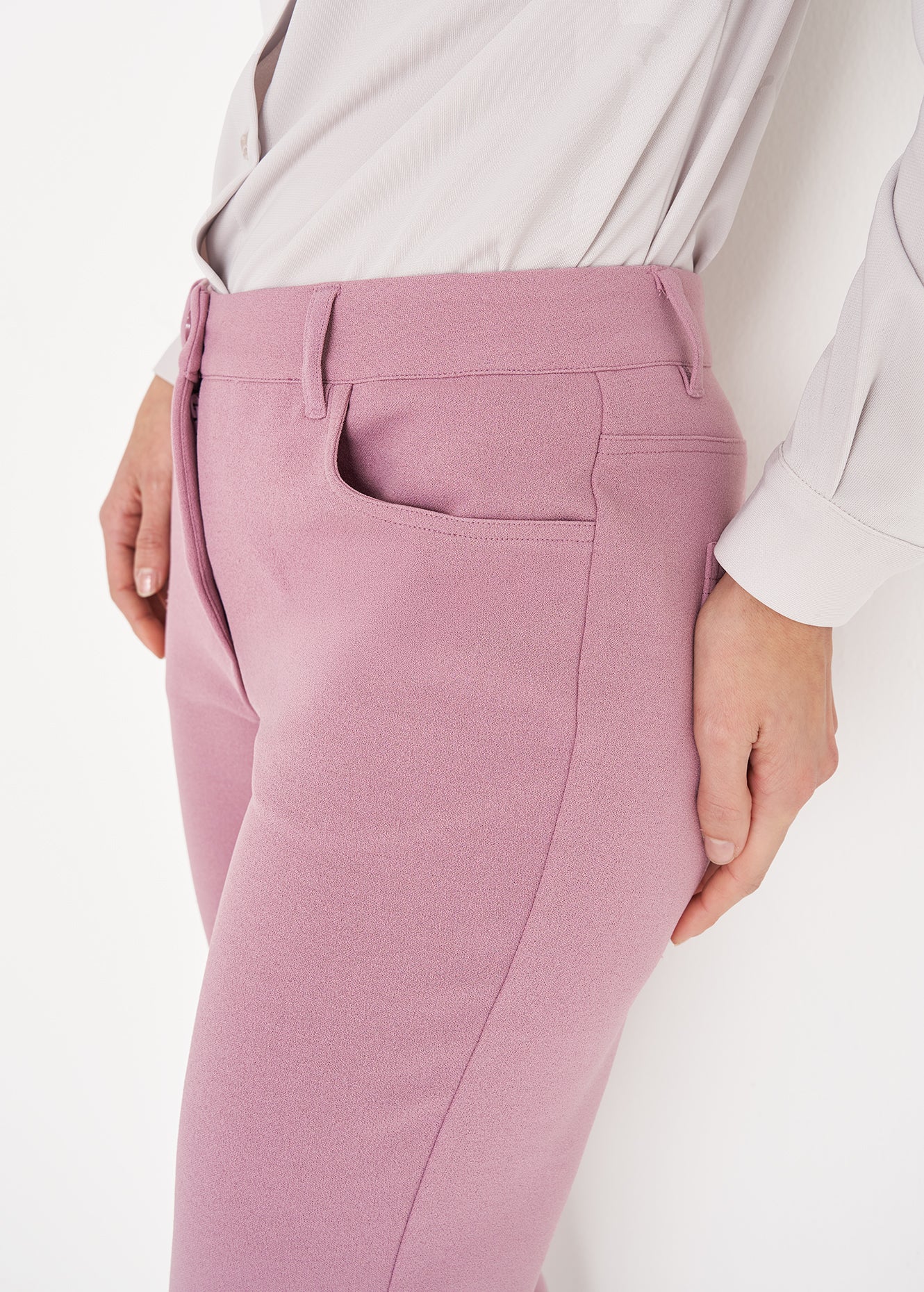 Pantalone Kate in tessuto screp