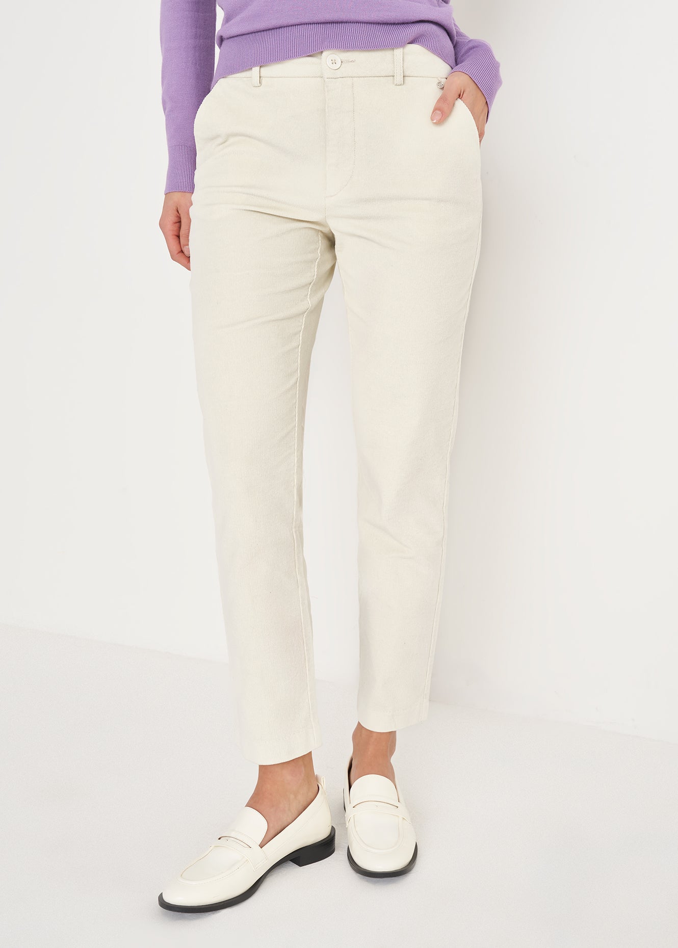 Pantalone Alicez in velluto di cotone