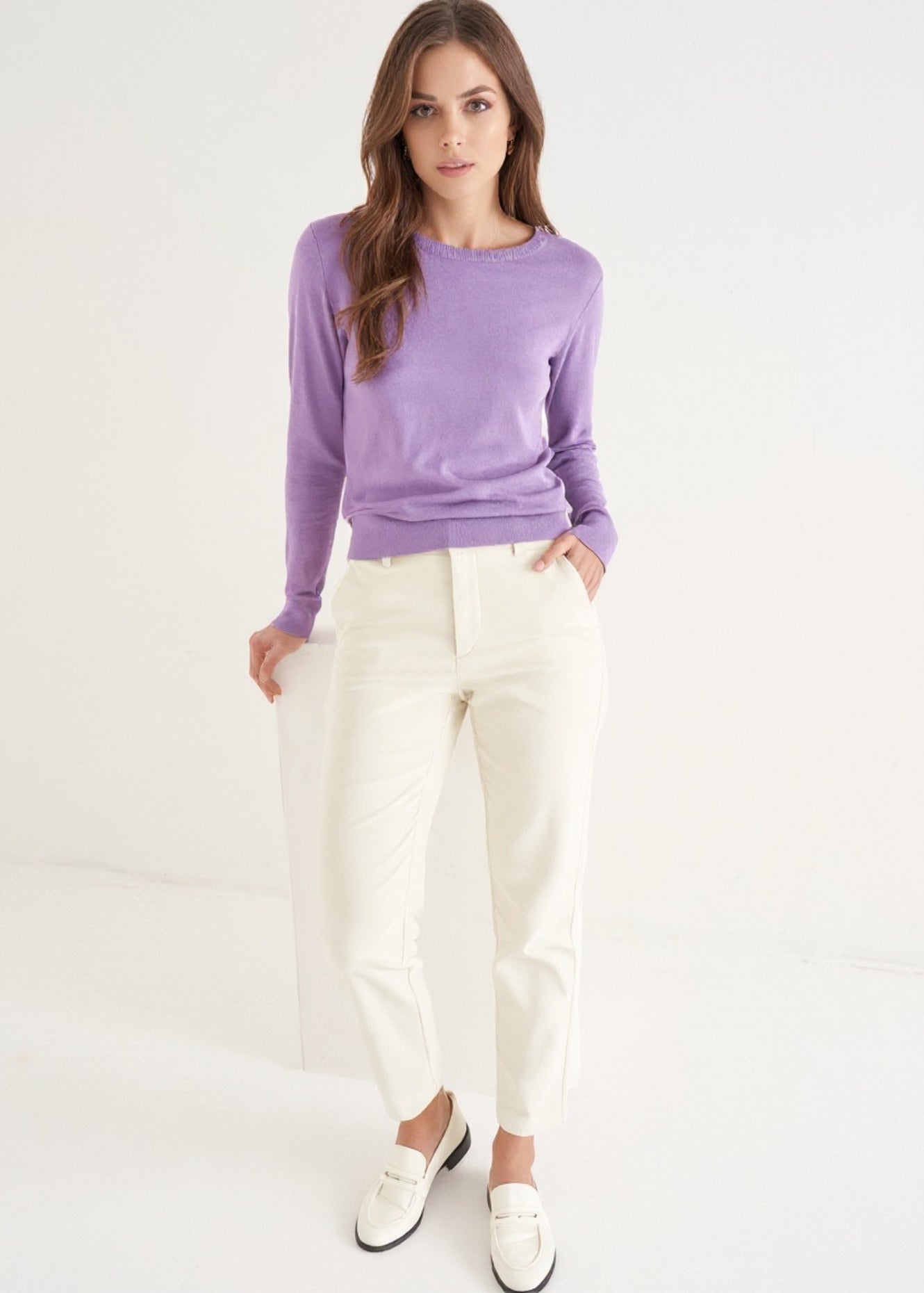 Pantalone Alicez in velluto di cotone