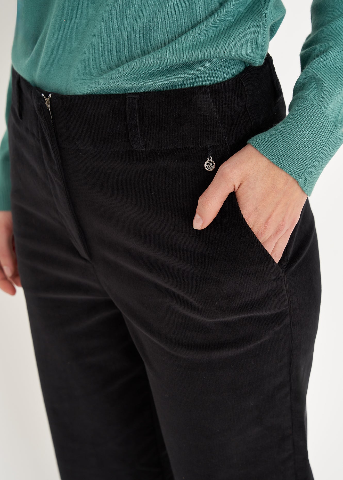 Pantalone Giorgia in velluto di cotone