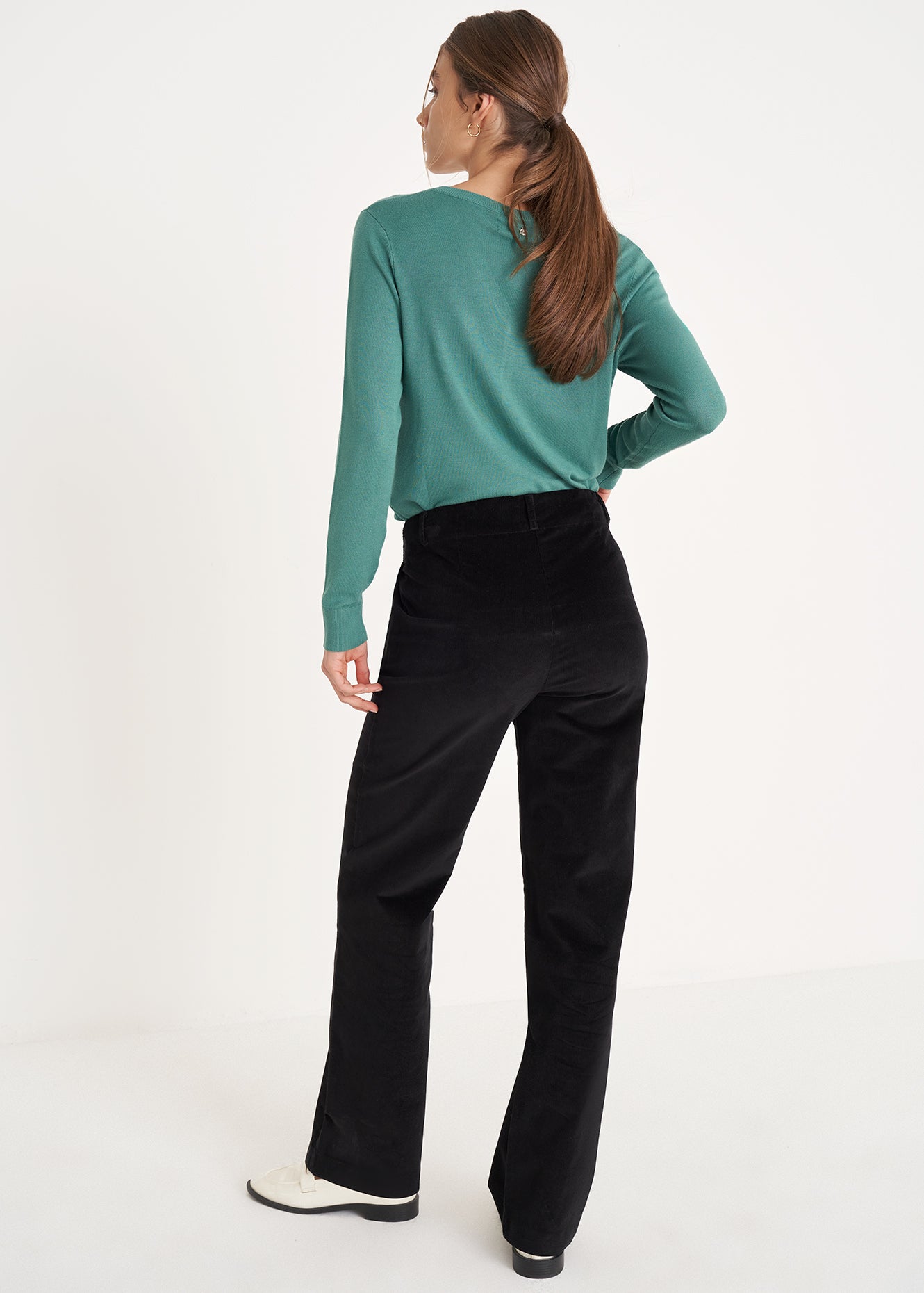 Pantalone Giorgia in velluto di cotone