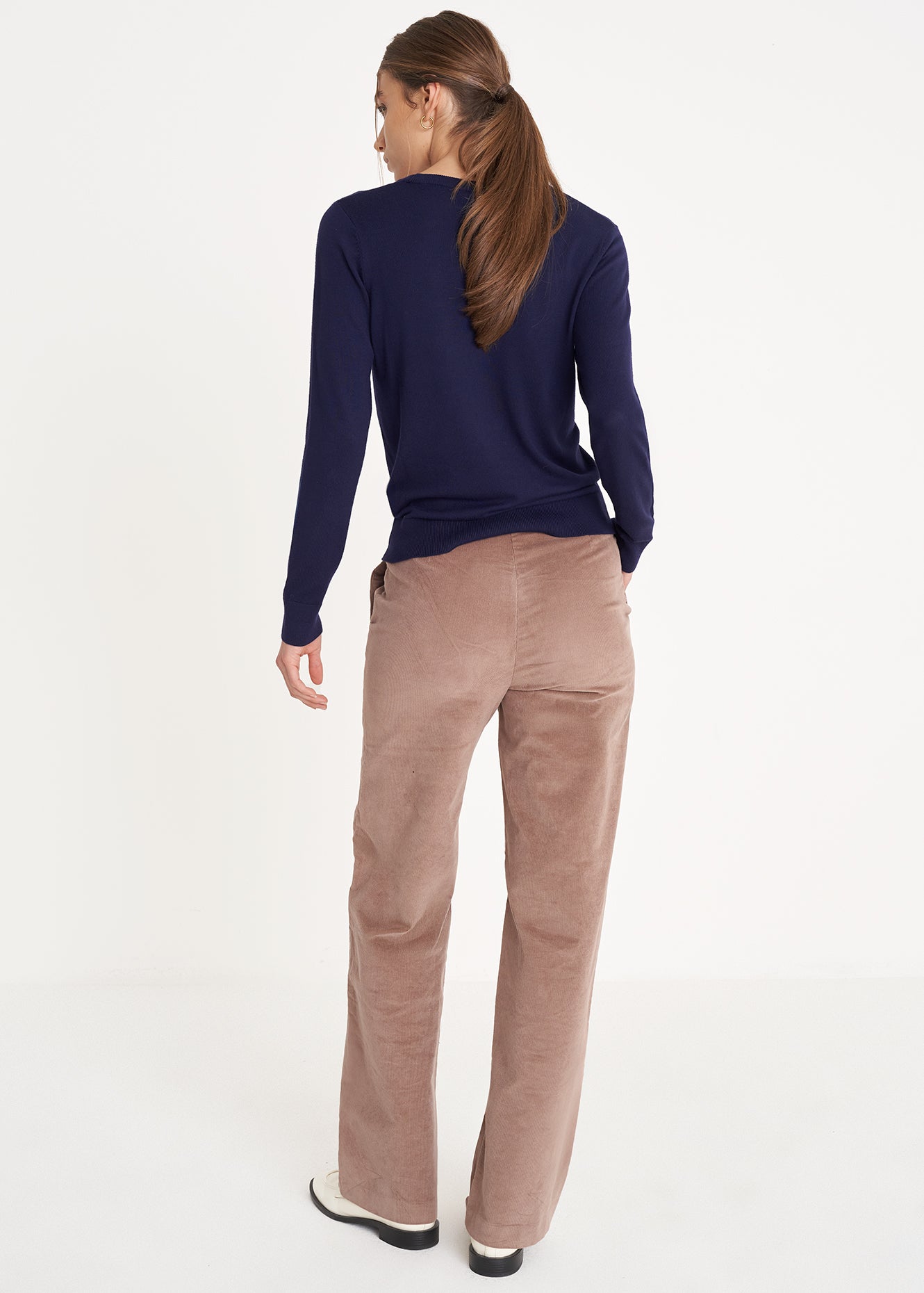 Pantalone Giorgia in velluto di cotone