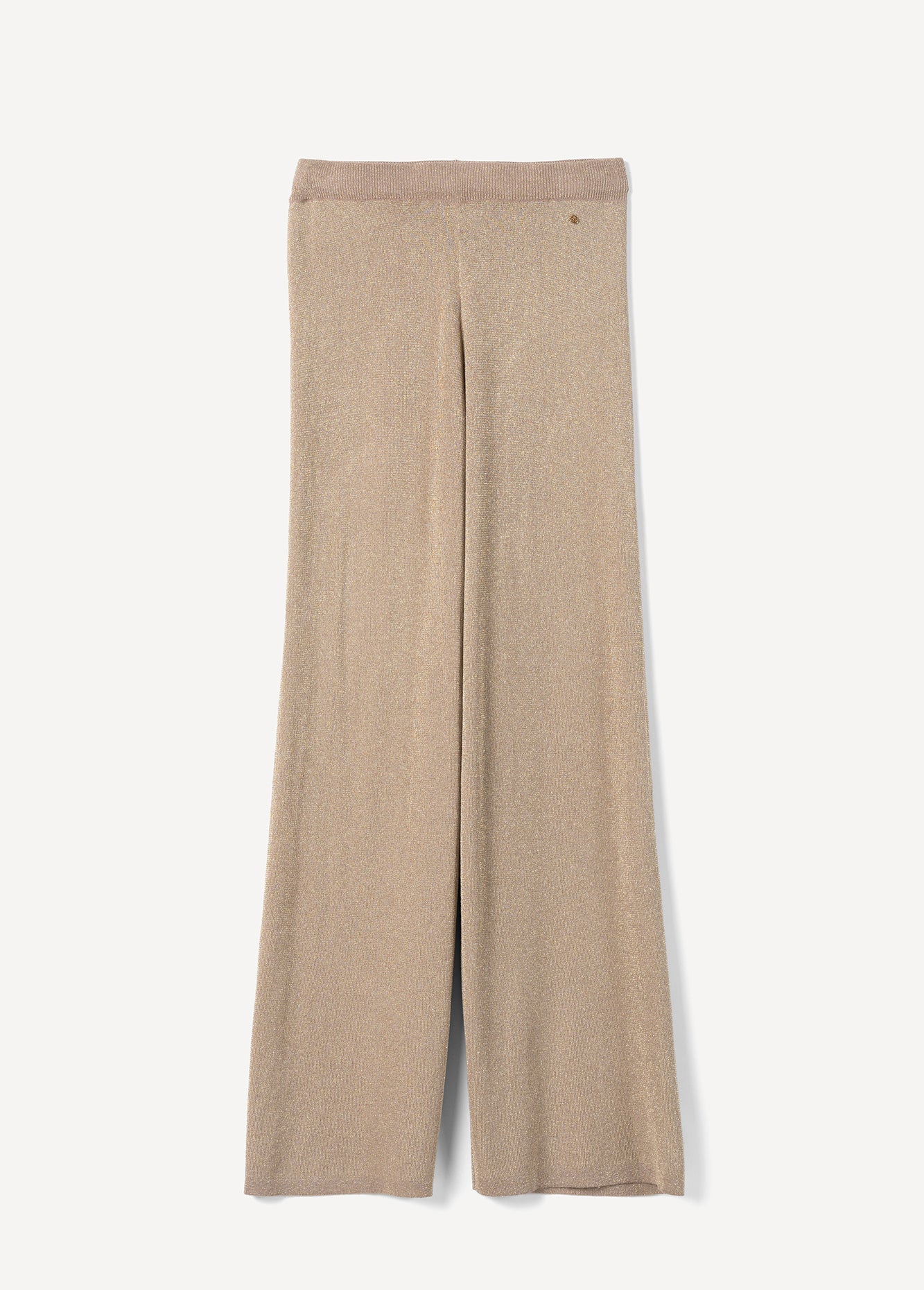 Pantaloni Pony In Maglia Lurex