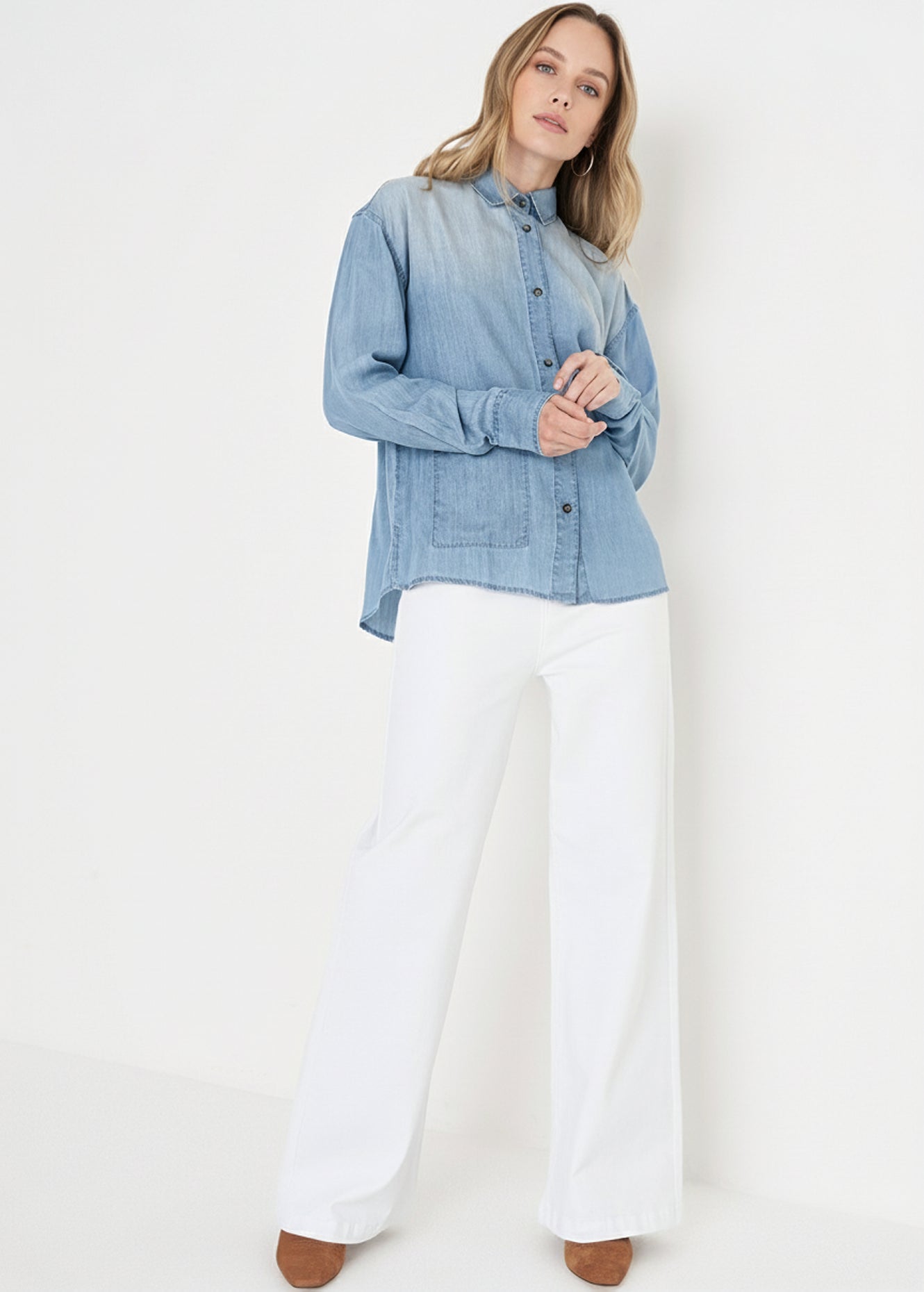 Pantalone Dannie in denim di cotone