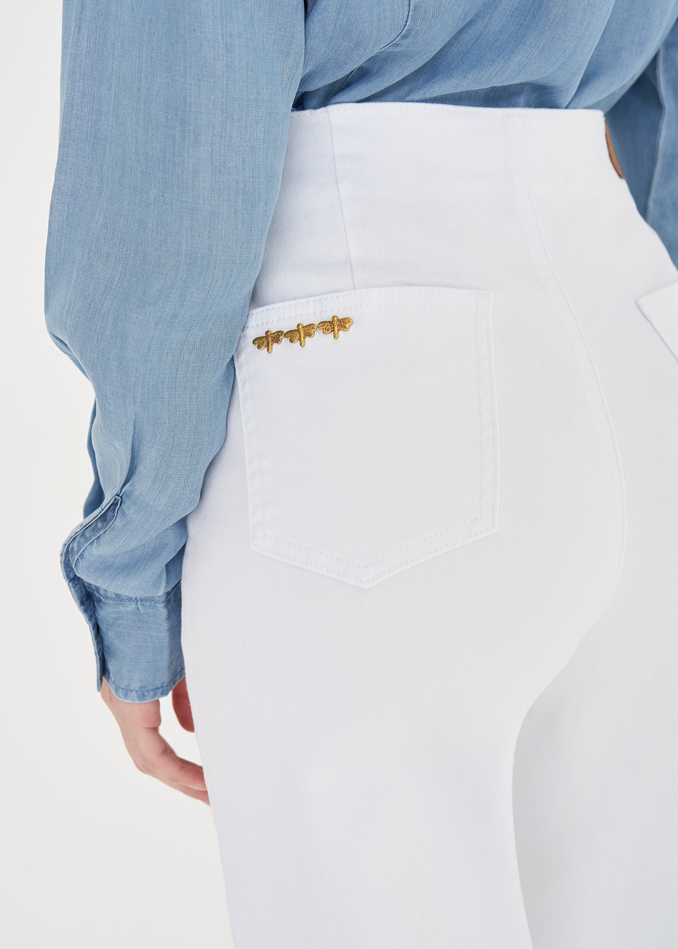 Pantalone Dannie in denim di cotone