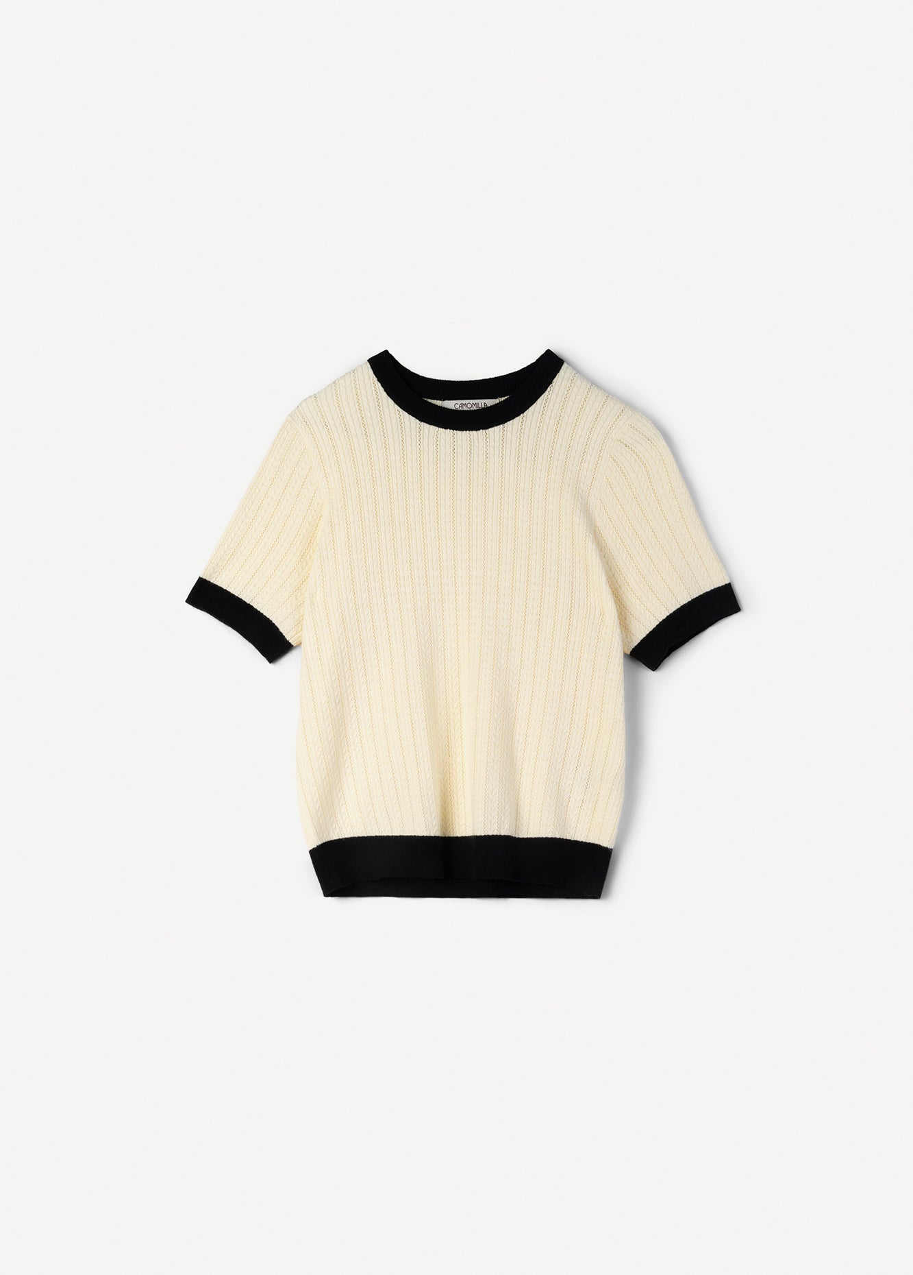 T-shirt in maglia Six