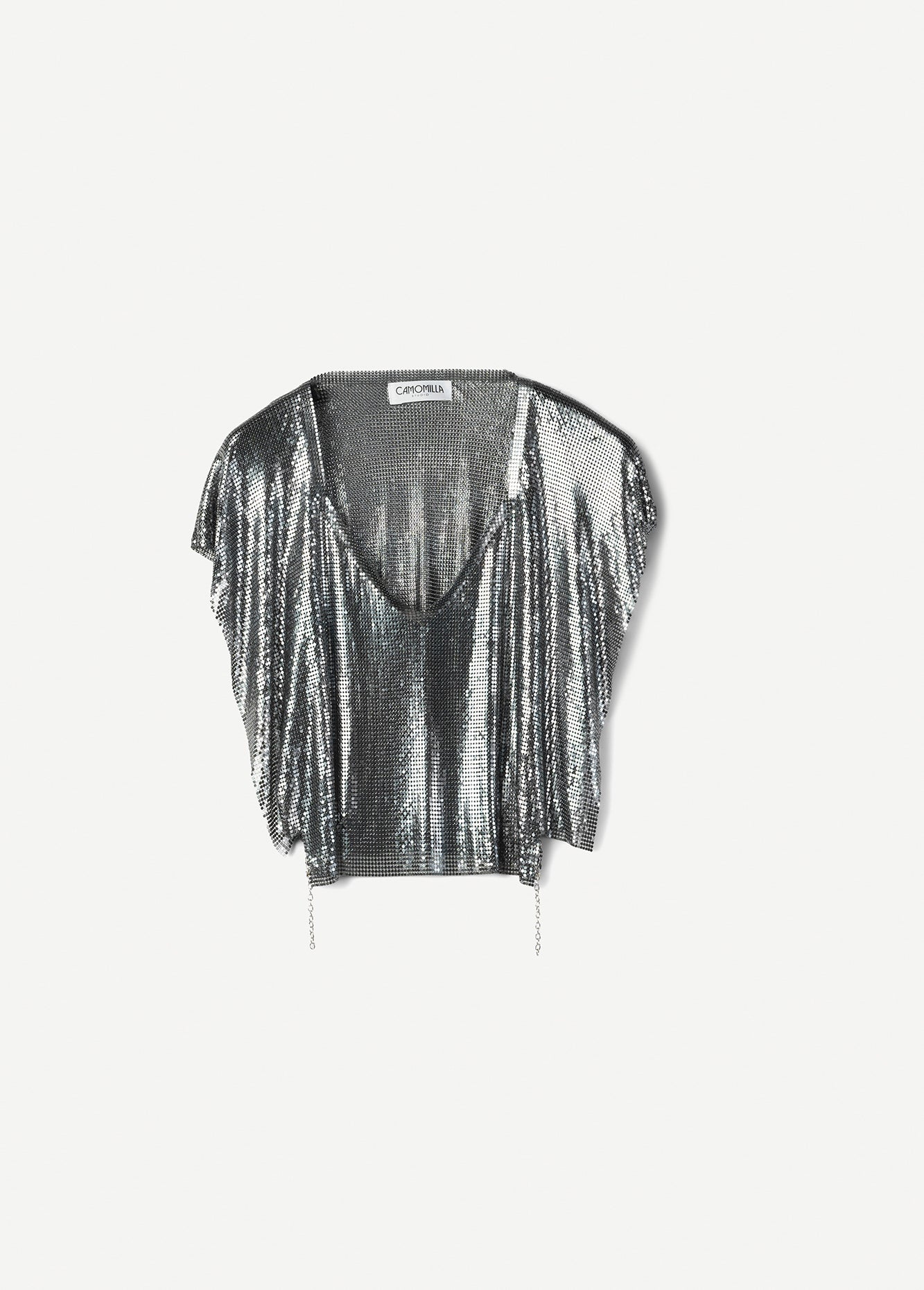 Blusa Syla in metallo